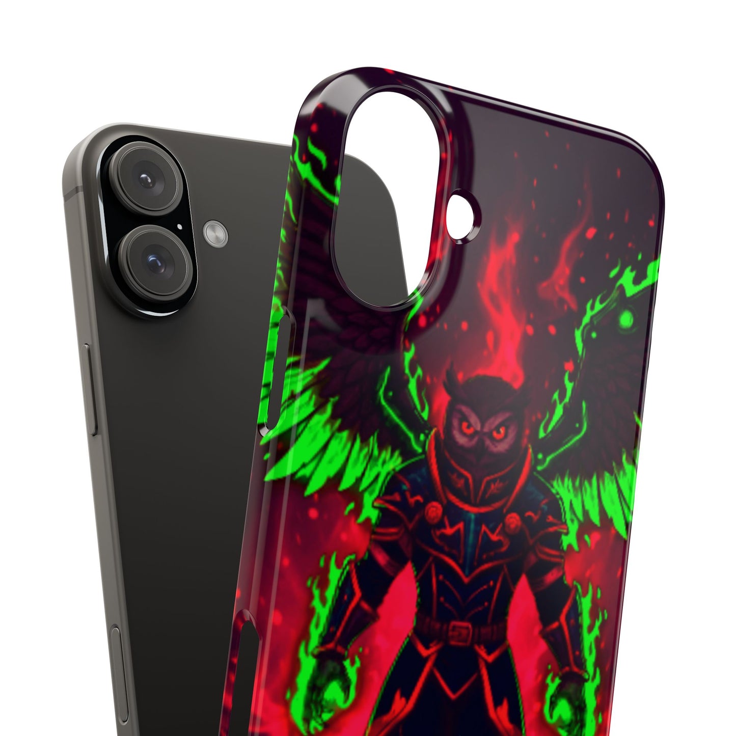 Halloween Agent Quacks Series Slim Phone Cases - Fiery General Onyx Design