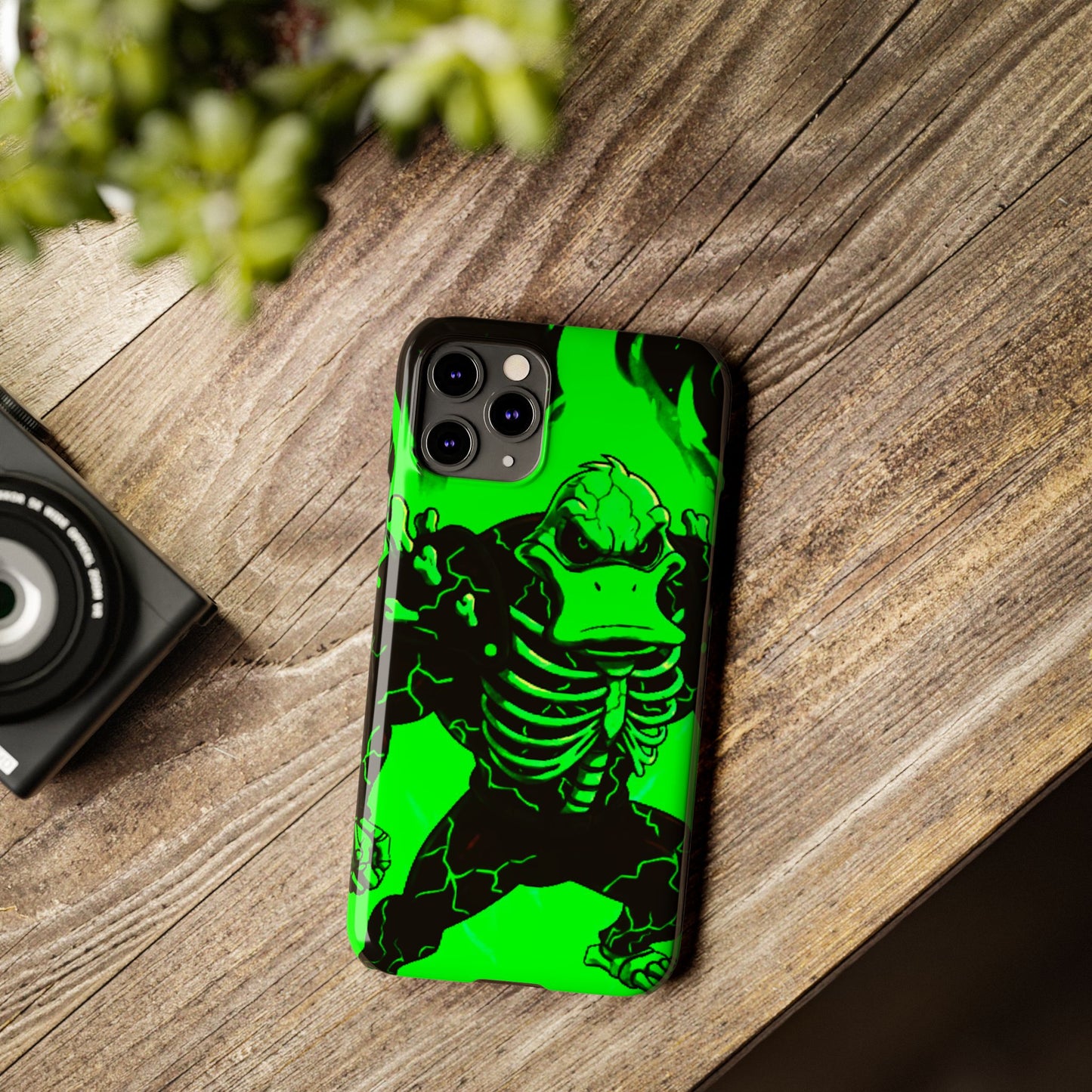 Halloween Agent Quacks Series Slim Phone Cases - Skeleton Quacks Design