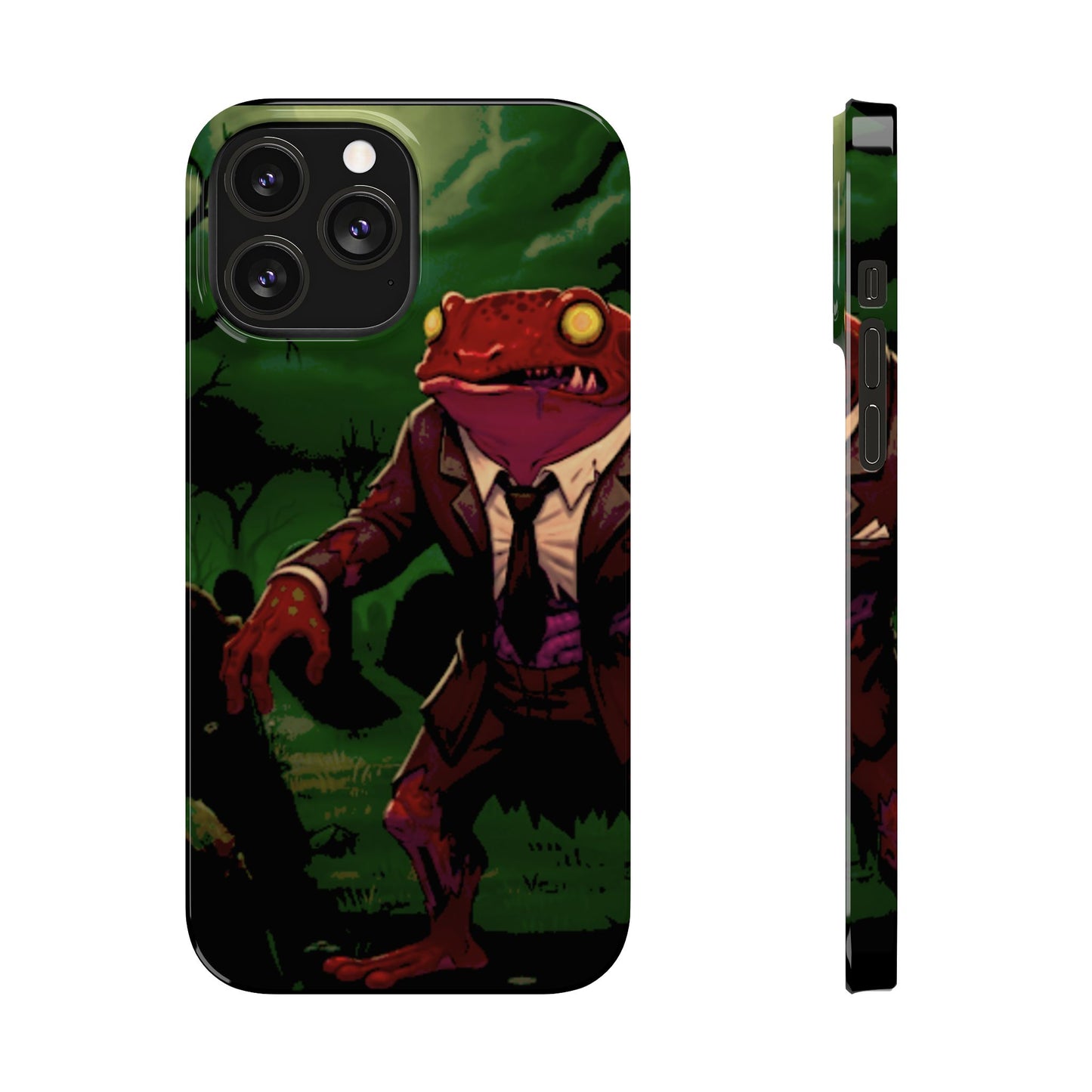 Halloween Agent Quacks Series Slim Phone Cases - Zombie Goro Design