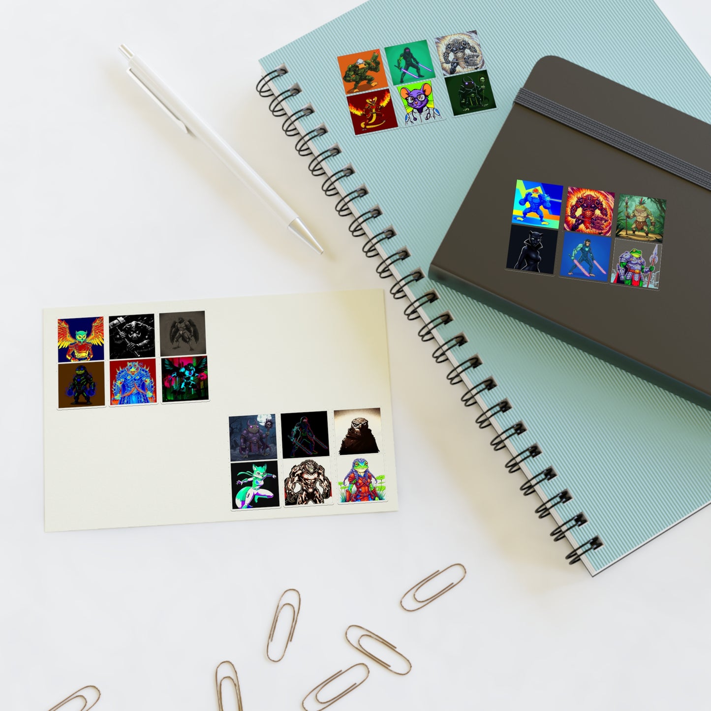 Agent Quacks Series Sticker Sheets