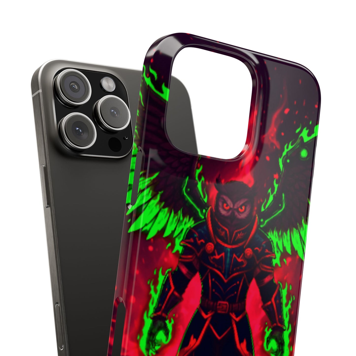 Halloween Agent Quacks Series Slim Phone Cases - Fiery General Onyx Design