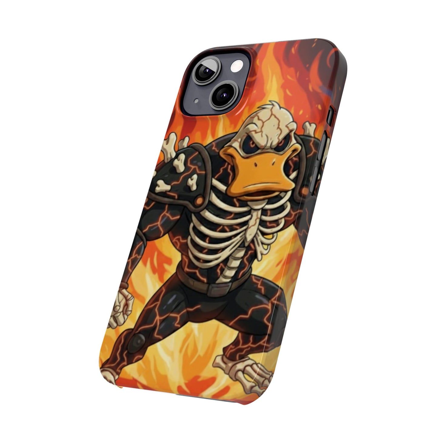 Halloween Agent Quacks Series Slim Phone Cases - Skeleton Quacks Design