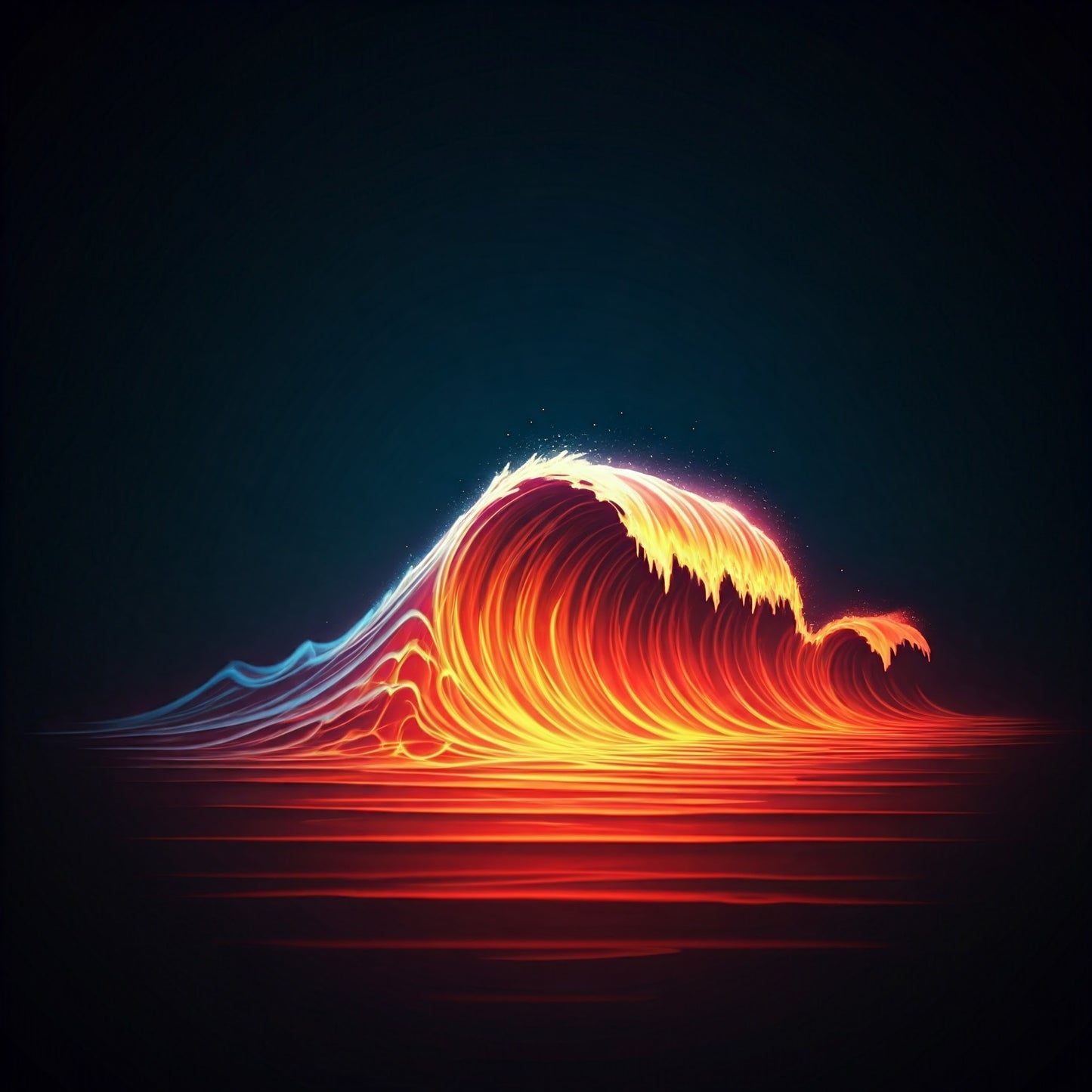 Wave Art collection of 8