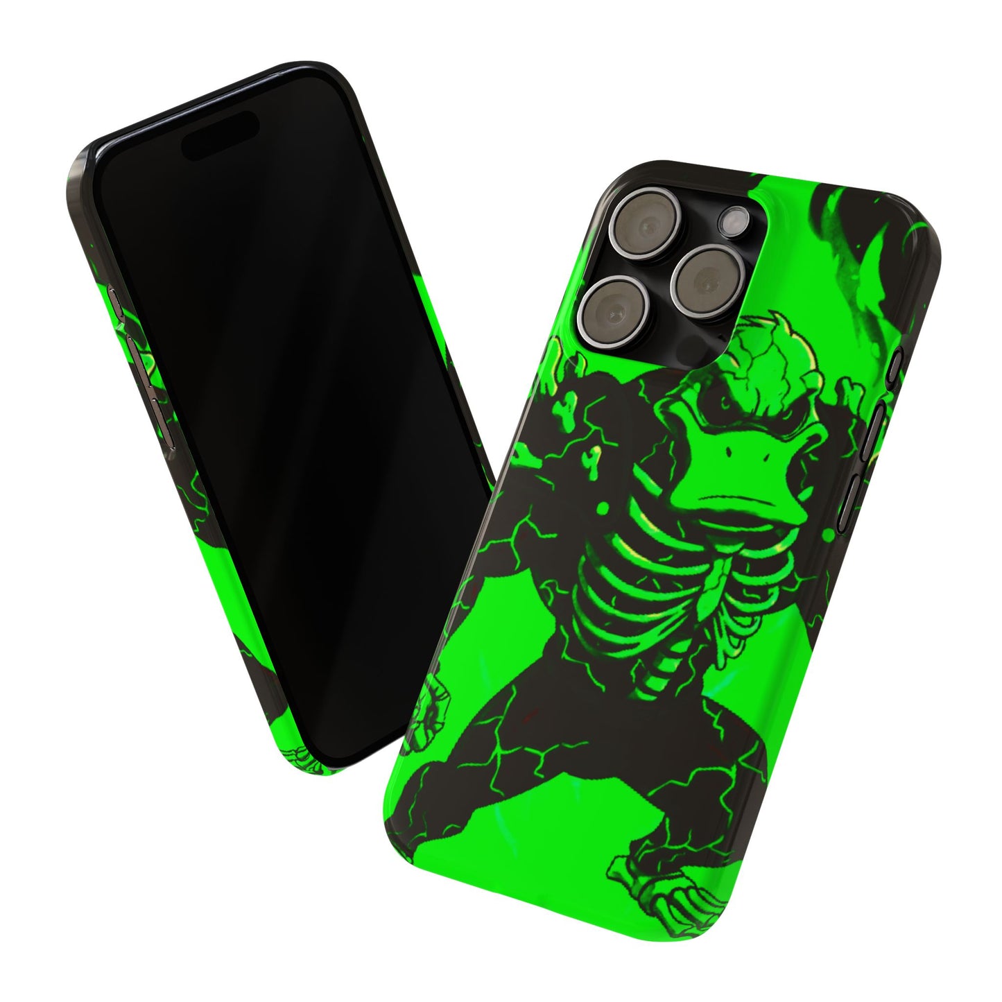 Halloween Agent Quacks Series Slim Phone Cases - Skeleton Quacks Design