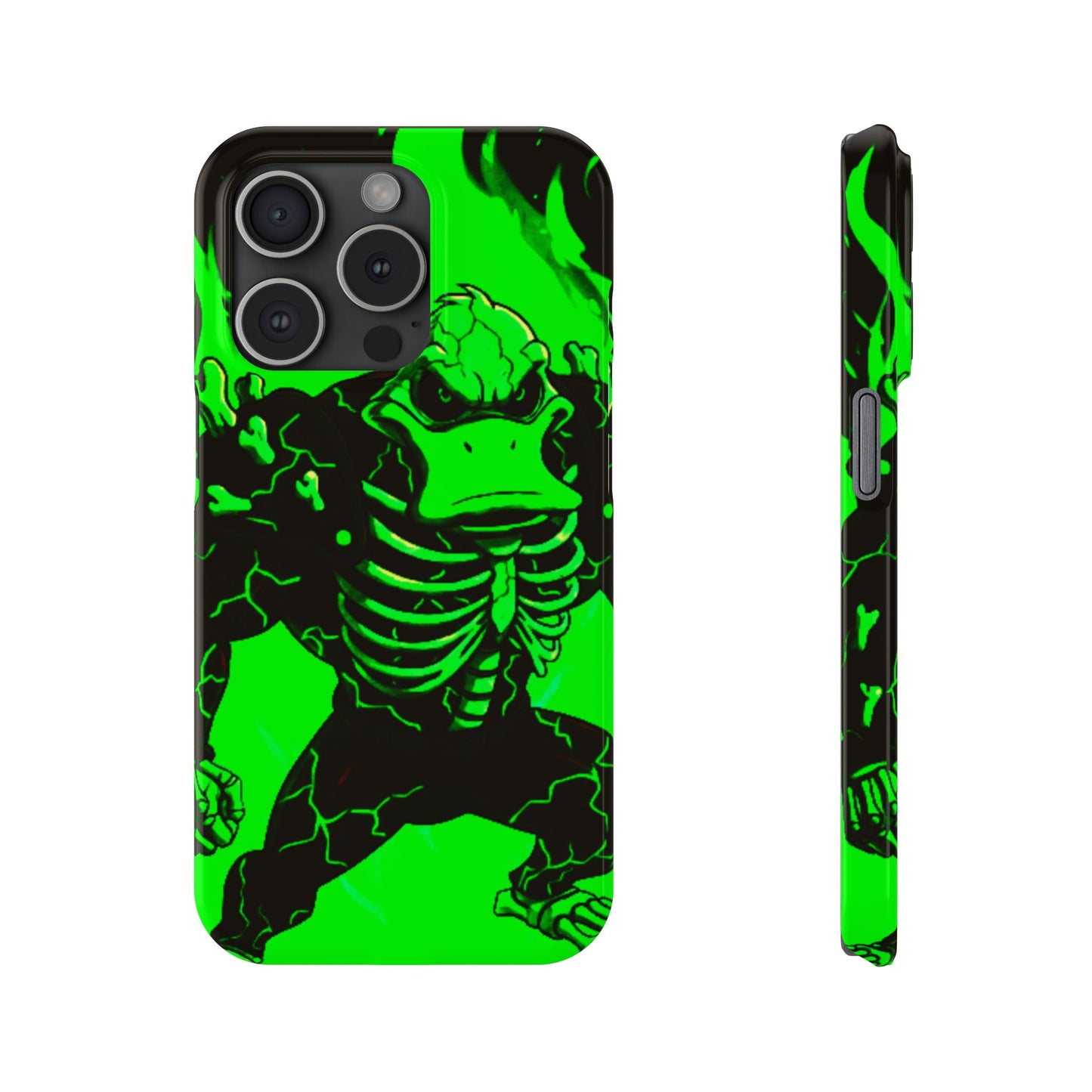 Halloween Agent Quacks Series Slim Phone Cases - Skeleton Quacks Design
