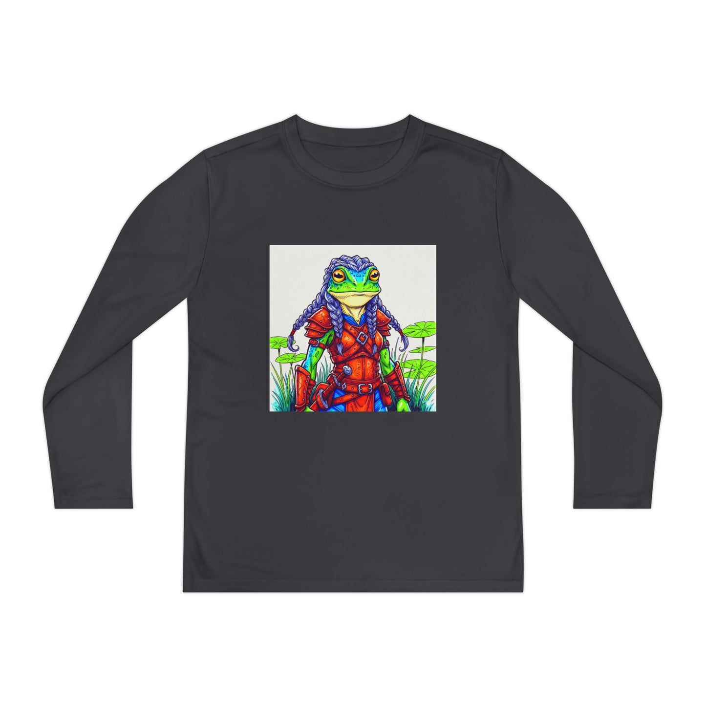 Agent Quacks Series Youth Long Sleeve Competitor Tee - Sarella Design