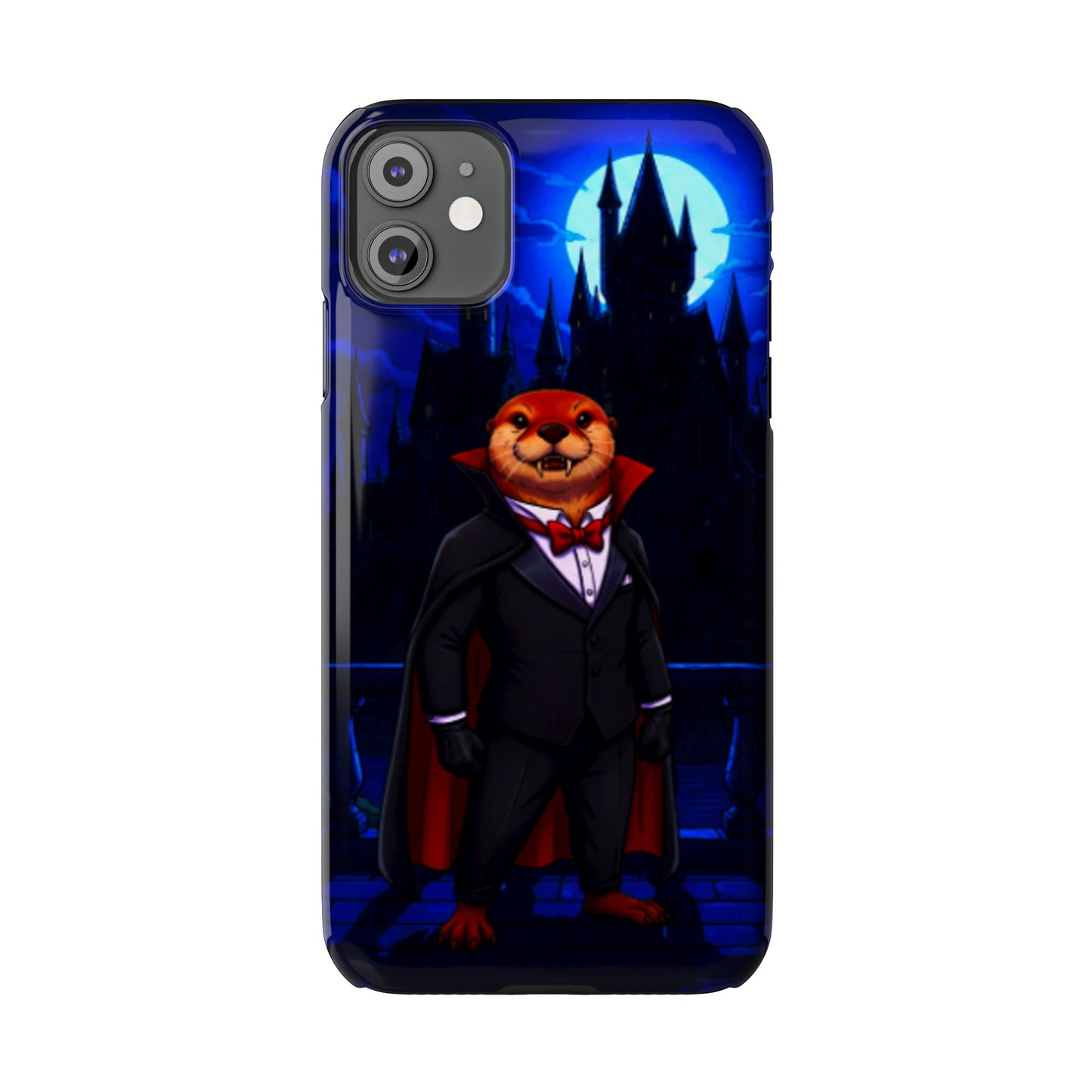 Halloween Agent Quacks Series Slim Phone Cases - Vampire Gearshift Design