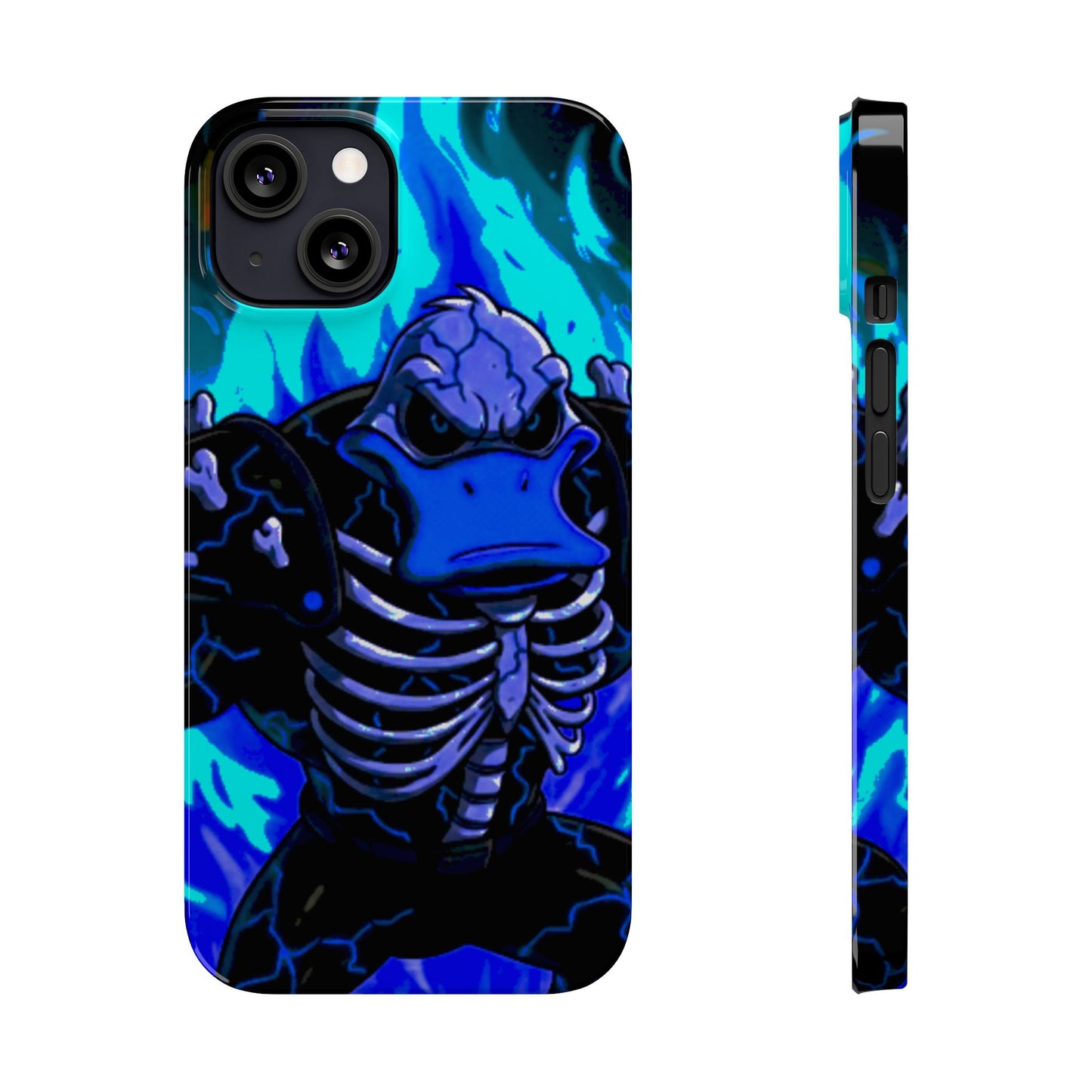 Halloween Agent Quacks Series Slim Phone Cases - Skeleton Quacks Design