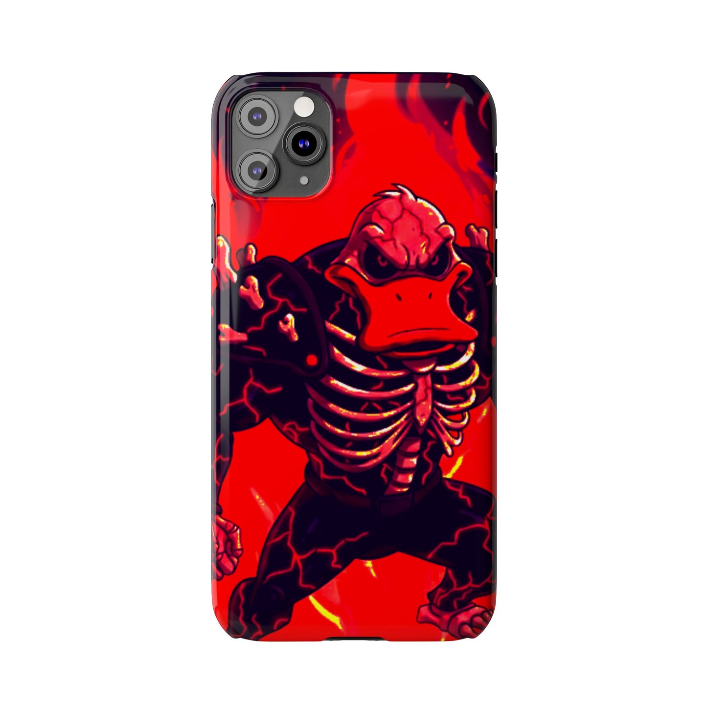Halloween Agent Quacks Series Slim Phone Cases - Skeleton Quacks Design