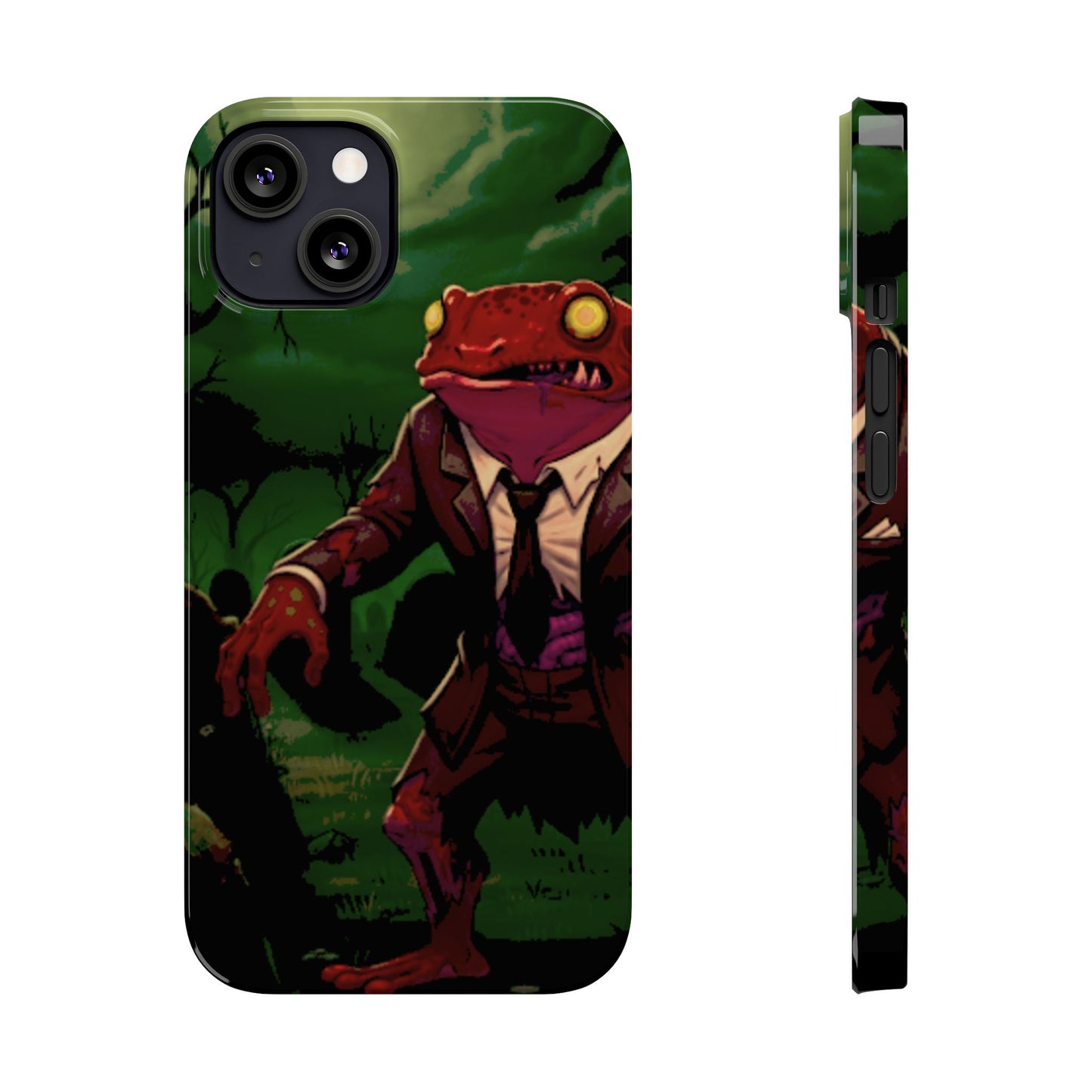 Halloween Agent Quacks Series Slim Phone Cases - Zombie Goro Design