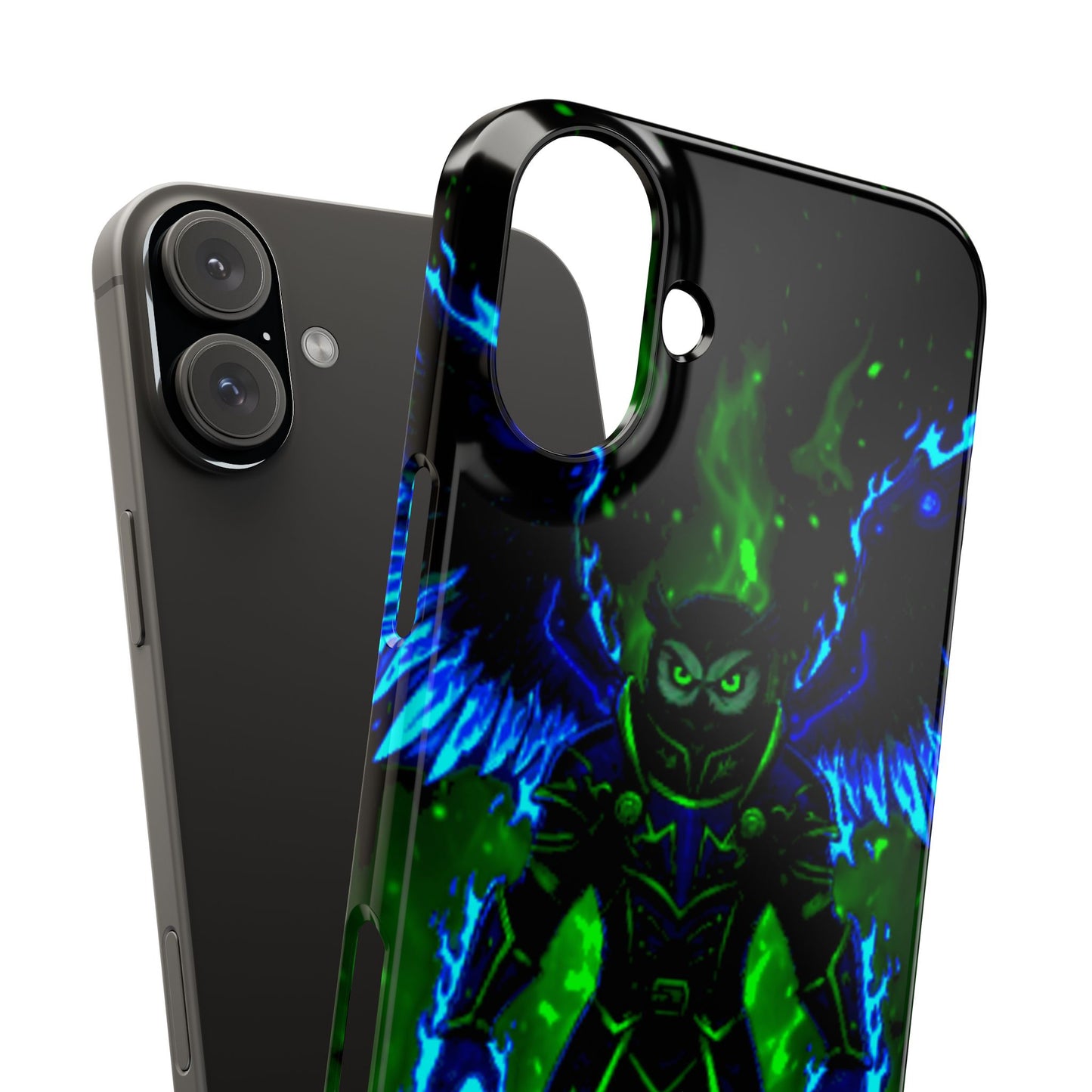 Halloween Agent Quacks Series Slim Phone Cases - Fiery General Onyx Design
