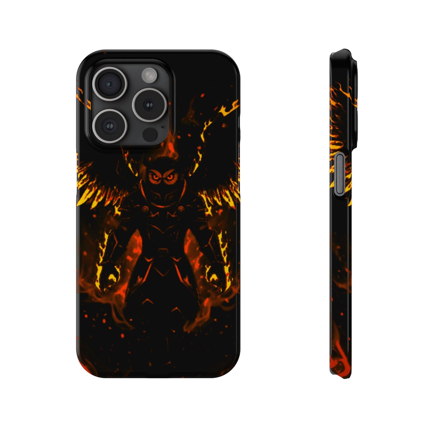 Halloween Agent Quacks Series Slim Phone Cases - Fiery General Onyx Design