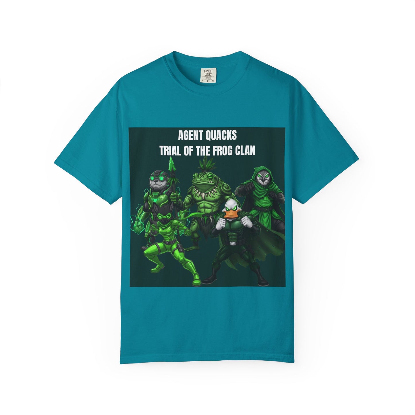 Agent Quacks – The Trial of the Frog Clan | Unisex Garment-Dyed T-Shirt