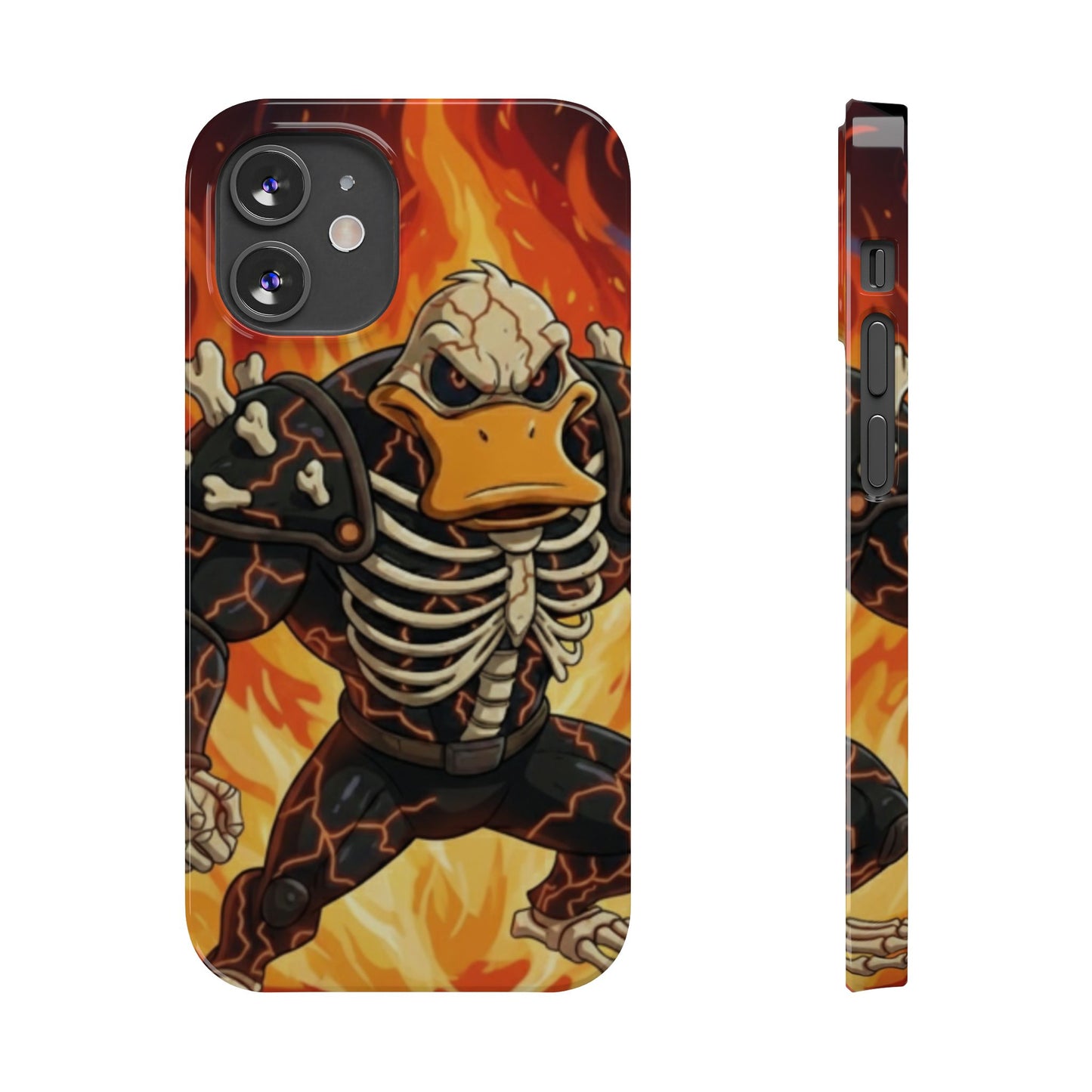 Halloween Agent Quacks Series Slim Phone Cases - Skeleton Quacks Design