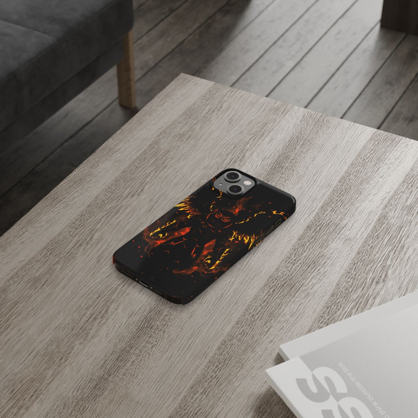 Halloween Agent Quacks Series Slim Phone Cases - Fiery General Onyx Design