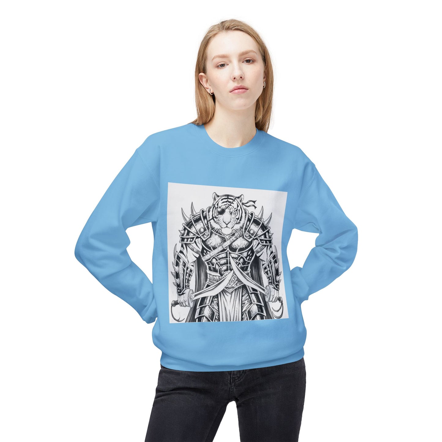 Agent Quacks Series Unisex Midweight Softstyle Fleece Crewneck Sweatshirt - Vaelros Design