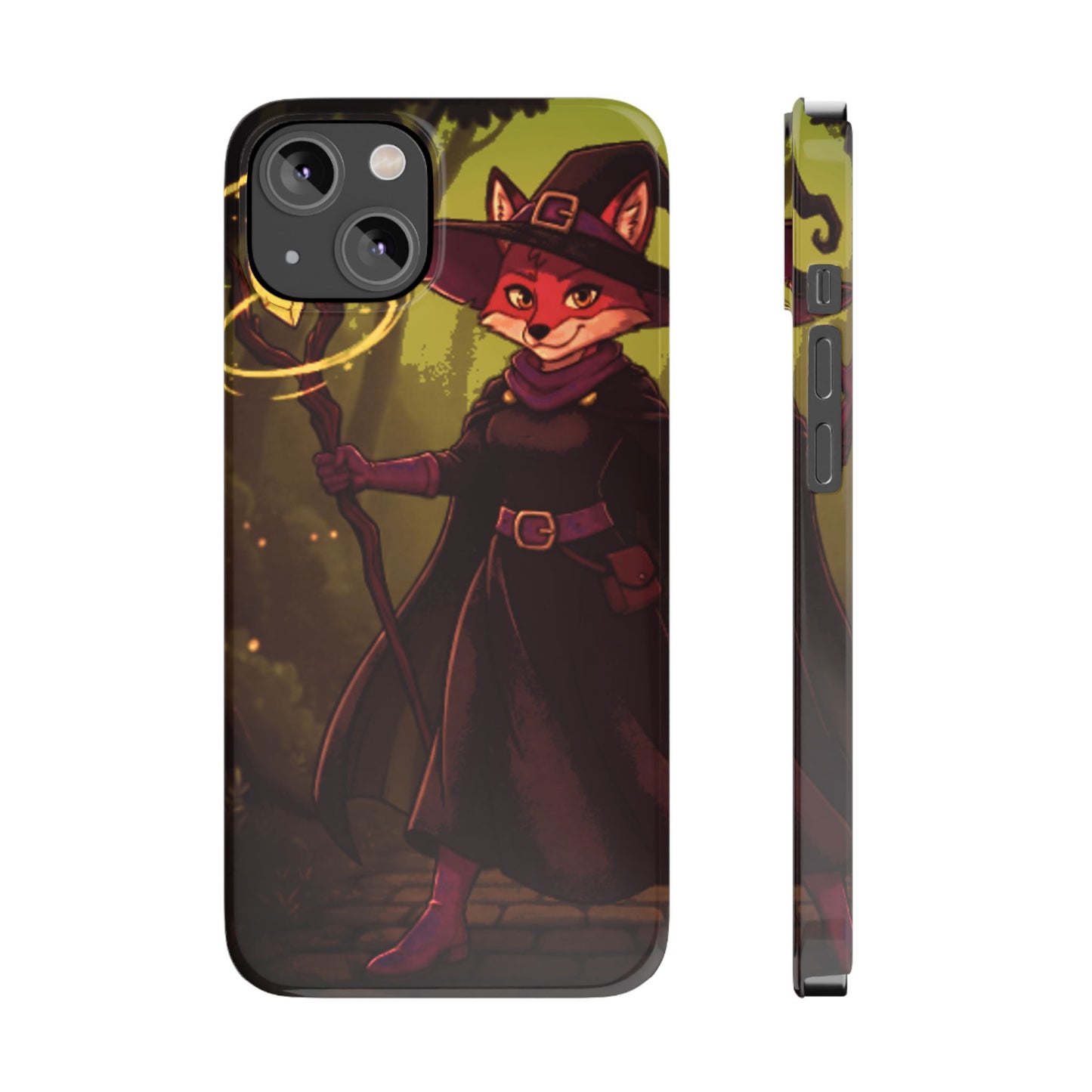 Halloween Agent Quacks Series Slim Phone Cases - Witch Vixx Design
