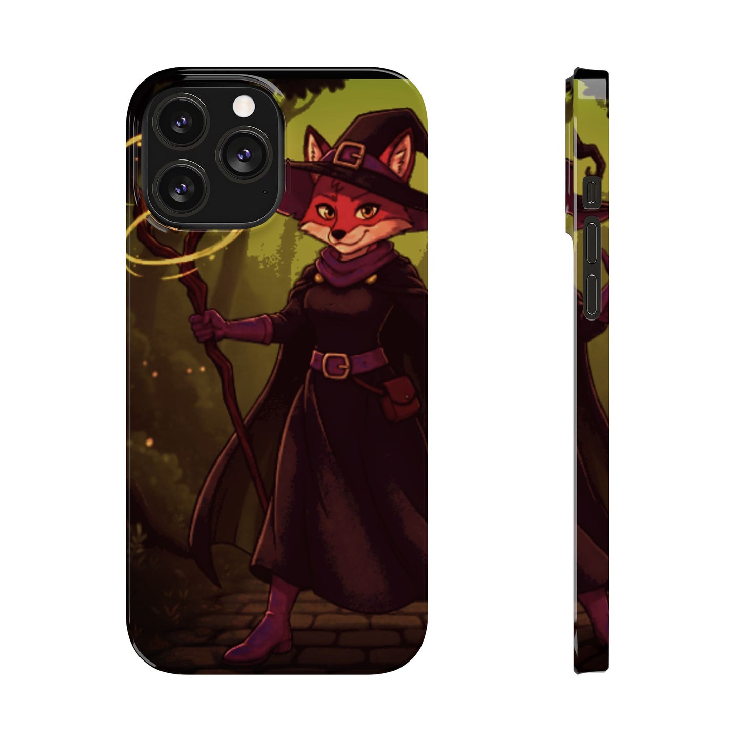 Halloween Agent Quacks Series Slim Phone Cases - Witch Vixx Design