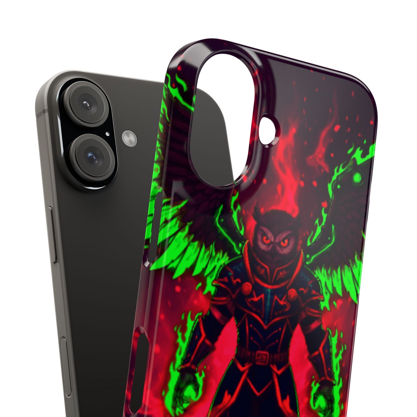 Halloween Agent Quacks Series Slim Phone Cases - Fiery General Onyx Design