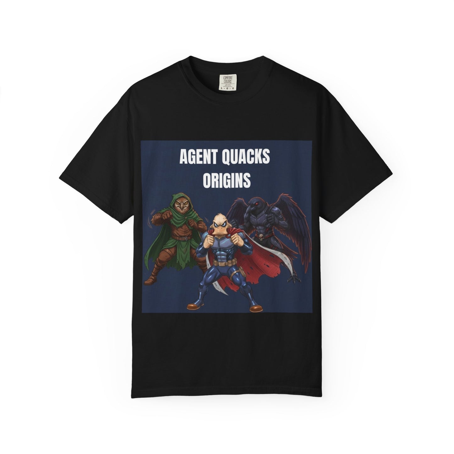 Agent Quacks – Origins | Unisex Garment-Dyed T-Shirt