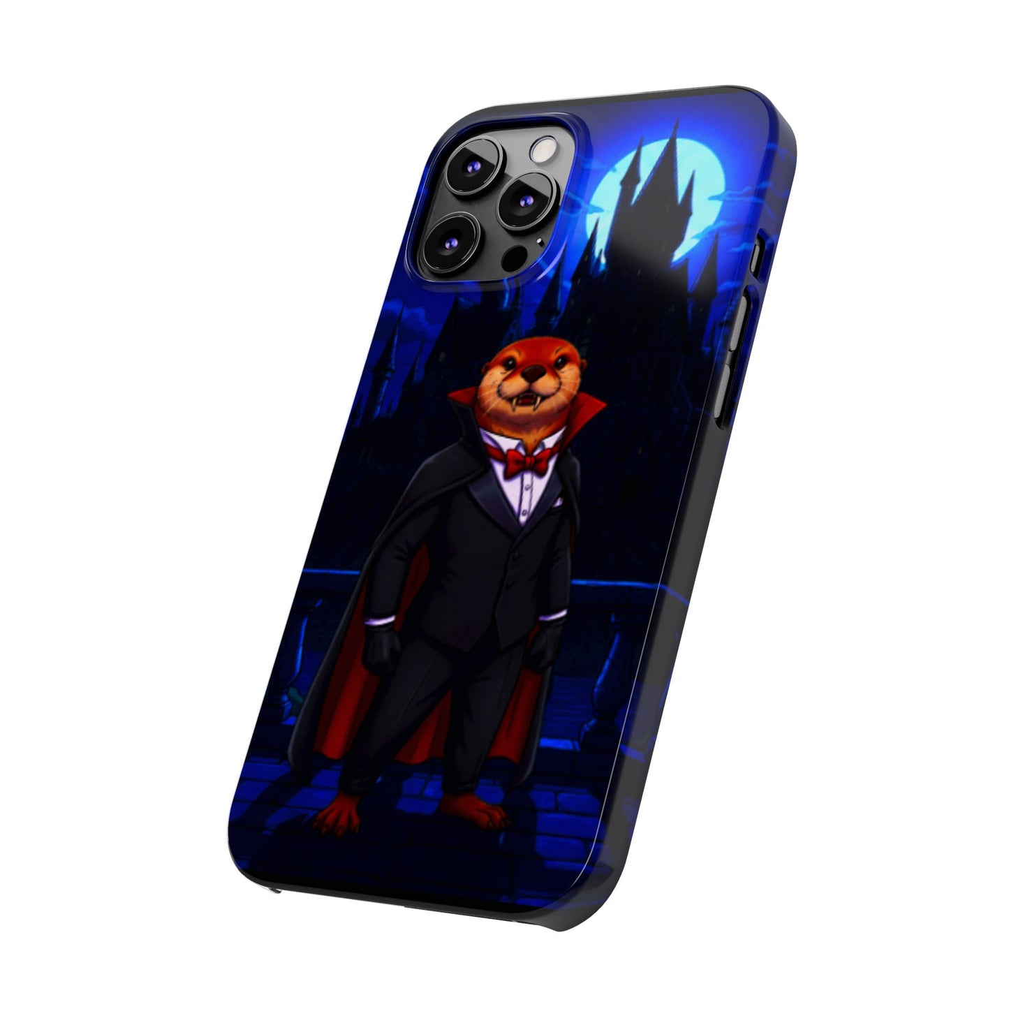 Halloween Agent Quacks Series Slim Phone Cases - Vampire Gearshift Design