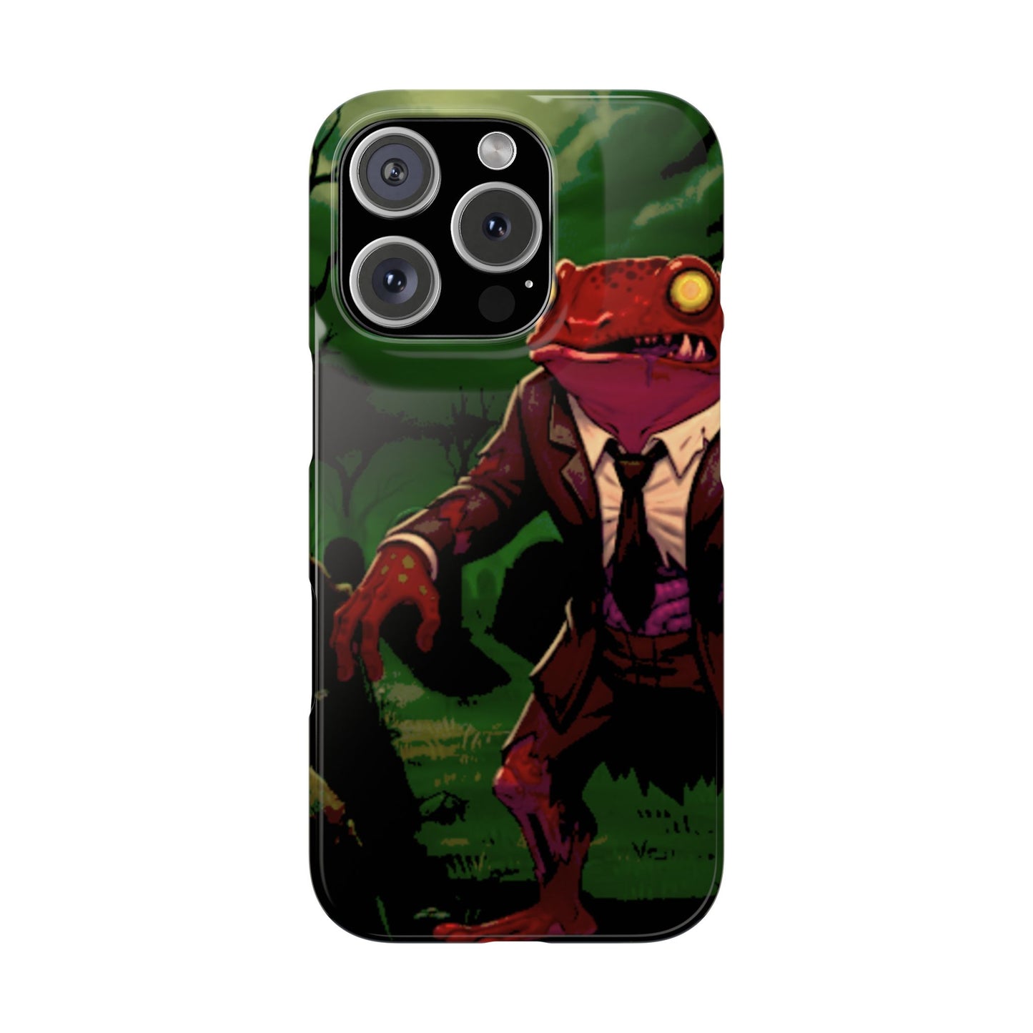Halloween Agent Quacks Series Slim Phone Cases - Zombie Goro Design