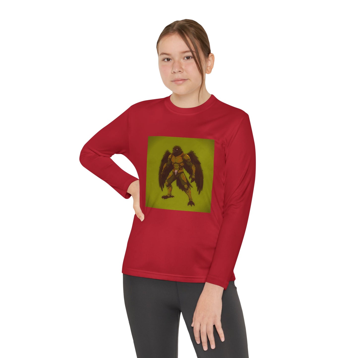 Agent Quacks Series Youth Long Sleeve Competitor Tee - Nightclaw Design