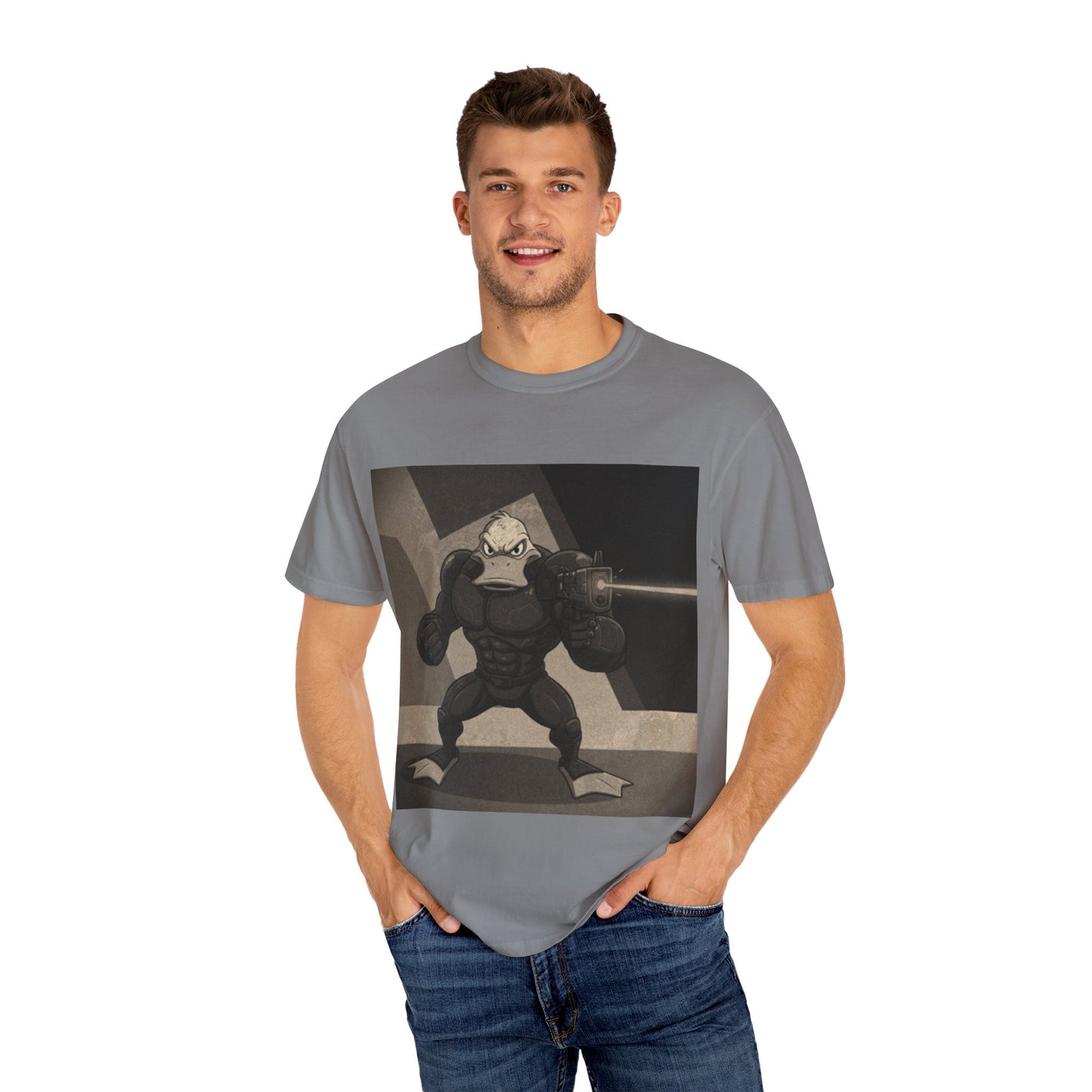 Agent Quacks Series Unisex T-shirt - B/W Quacks Design