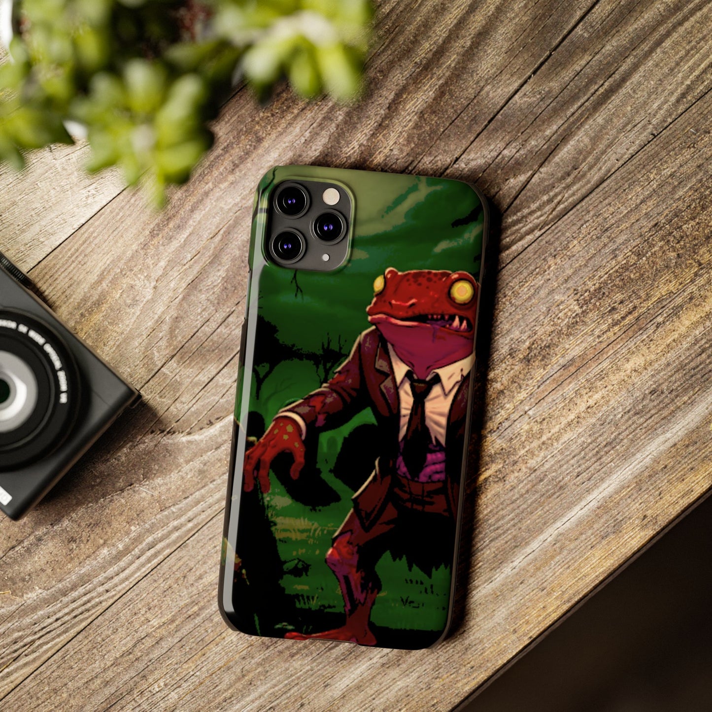 Halloween Agent Quacks Series Slim Phone Cases - Zombie Goro Design