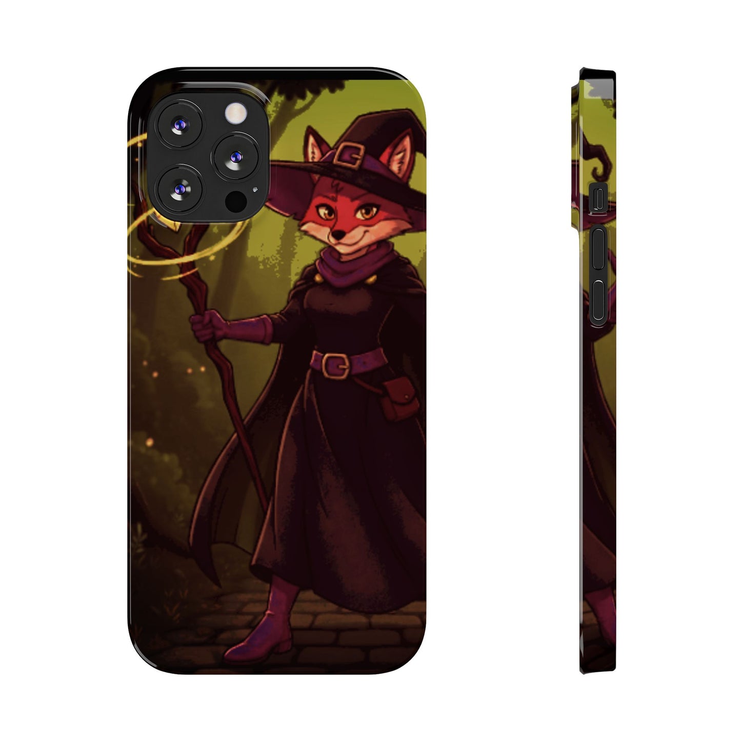 Halloween Agent Quacks Series Slim Phone Cases - Witch Vixx Design