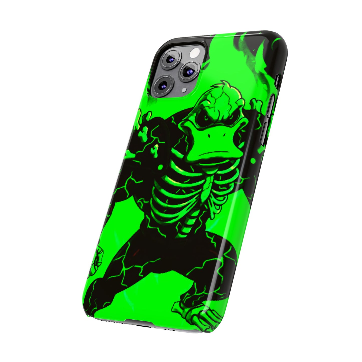 Halloween Agent Quacks Series Slim Phone Cases - Skeleton Quacks Design