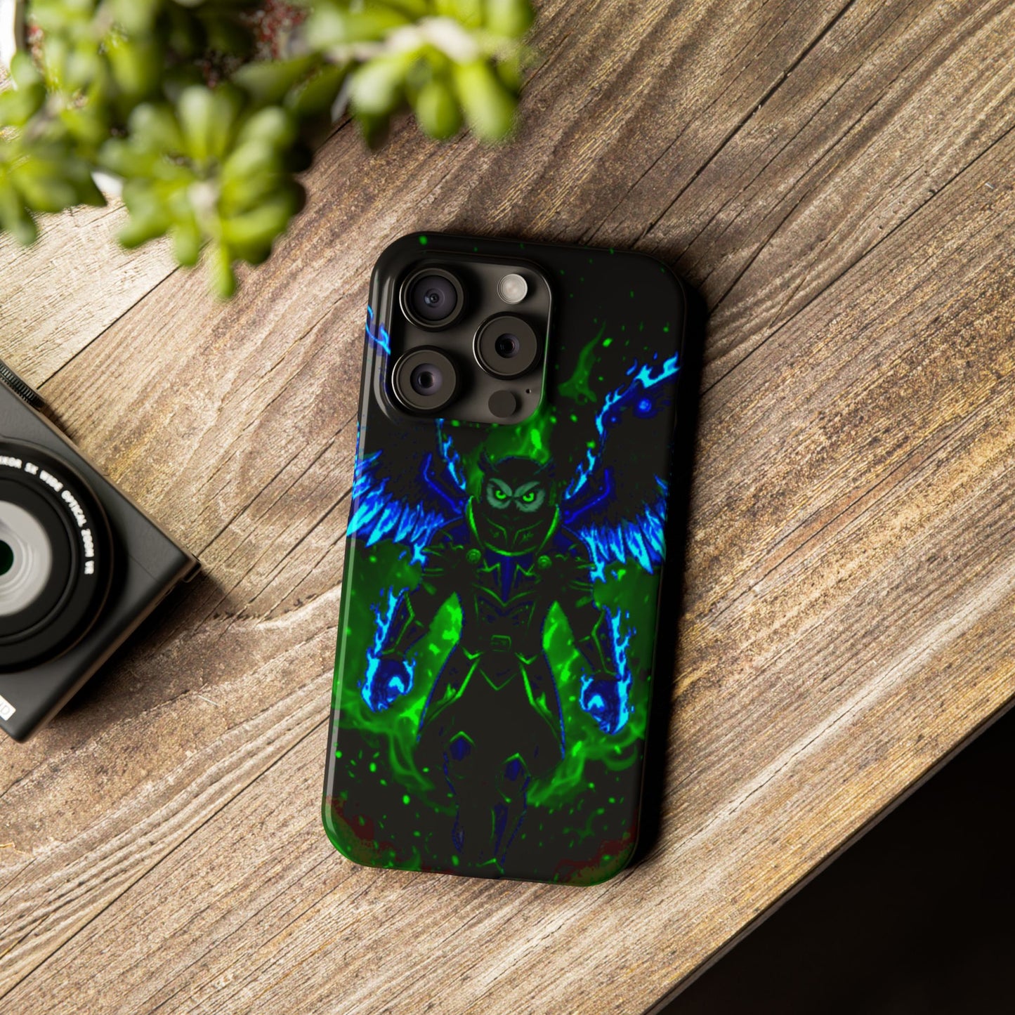 Halloween Agent Quacks Series Slim Phone Cases - Fiery General Onyx Design