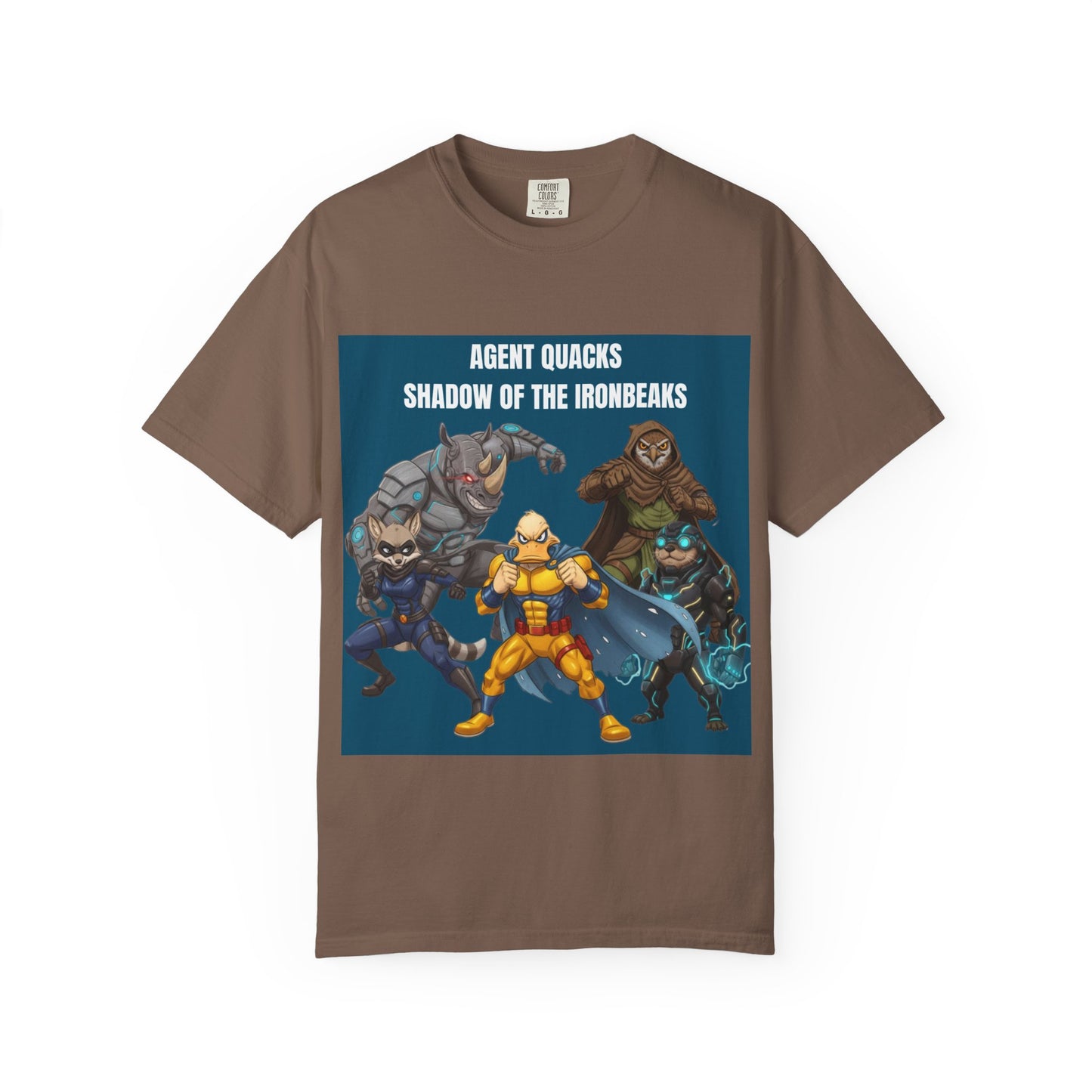 Agent Quacks – Shadow of the Iron Beaks | Unisex Garment-Dyed T-Shirt