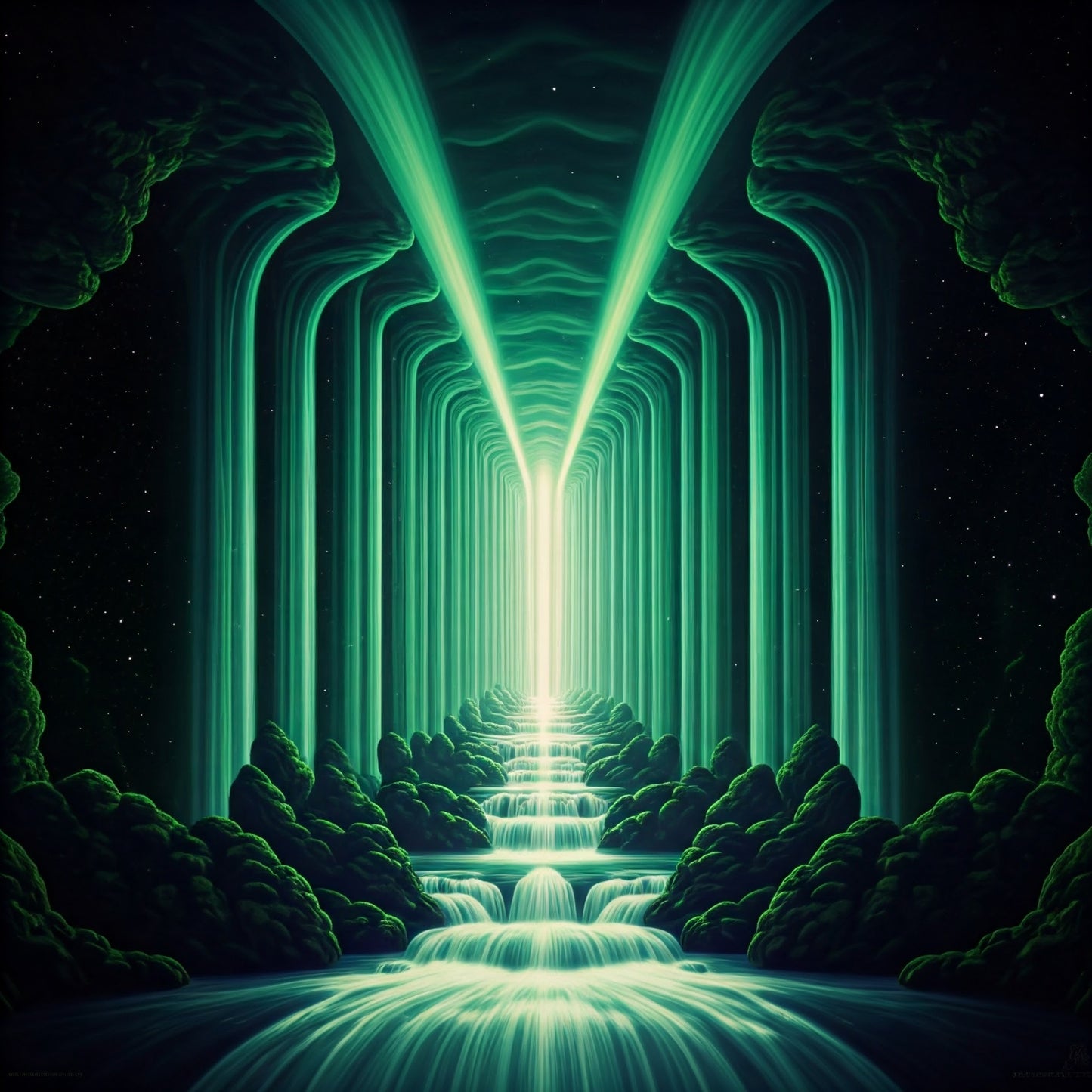 Super Cosmic Waterfalls collection of 94