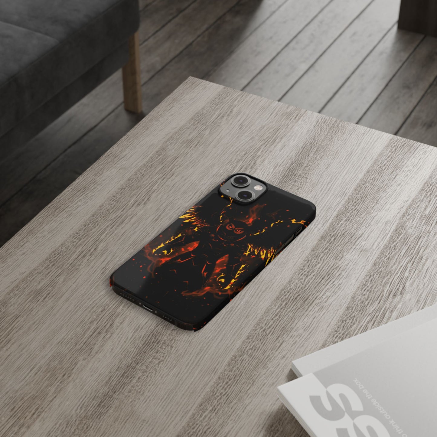 Halloween Agent Quacks Series Slim Phone Cases - Fiery General Onyx Design
