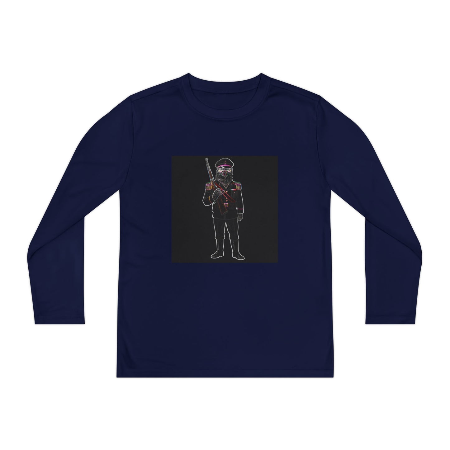 Agent Quacks Series Youth Long Sleeve Competitor Tee - General Talon Design