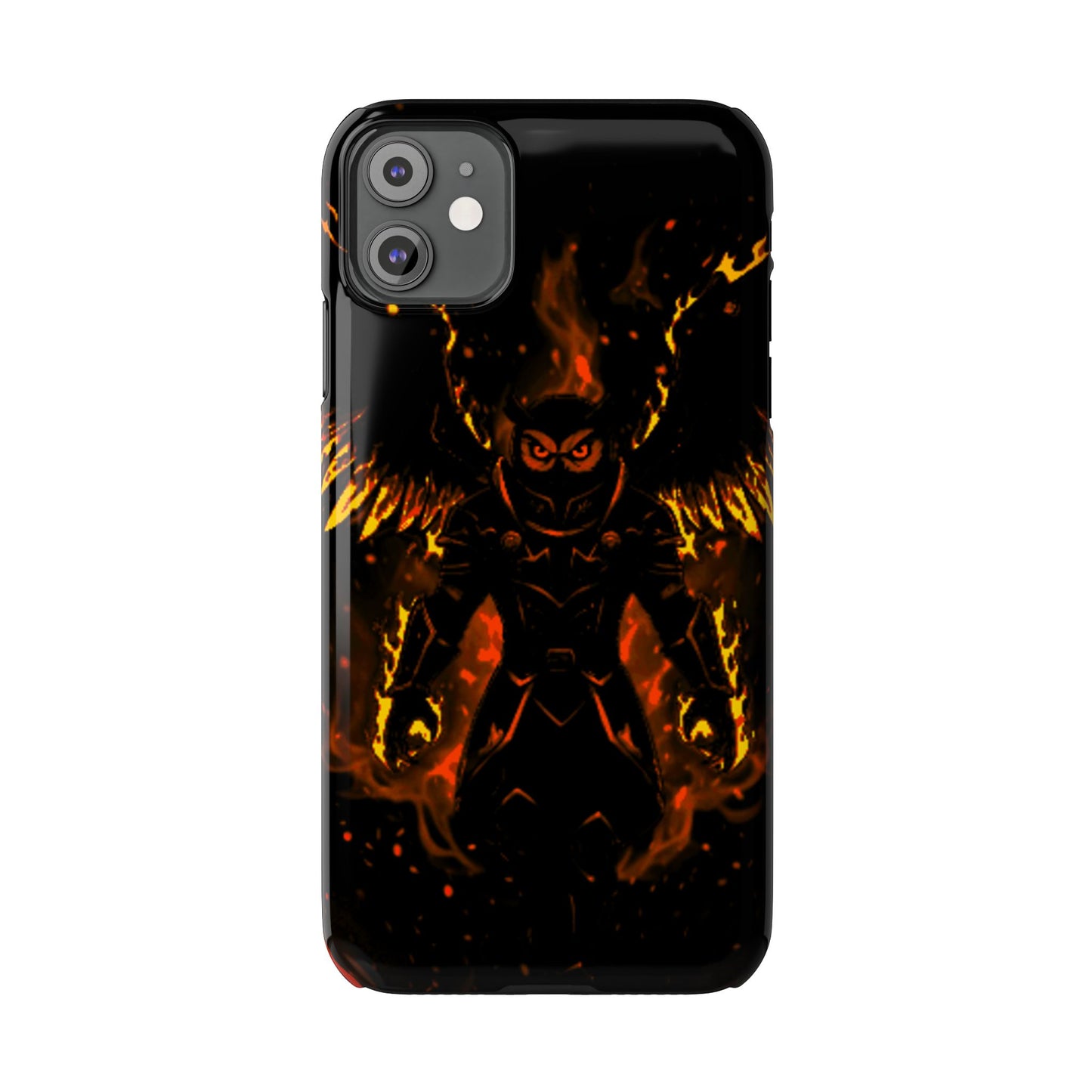 Halloween Agent Quacks Series Slim Phone Cases - Fiery General Onyx Design