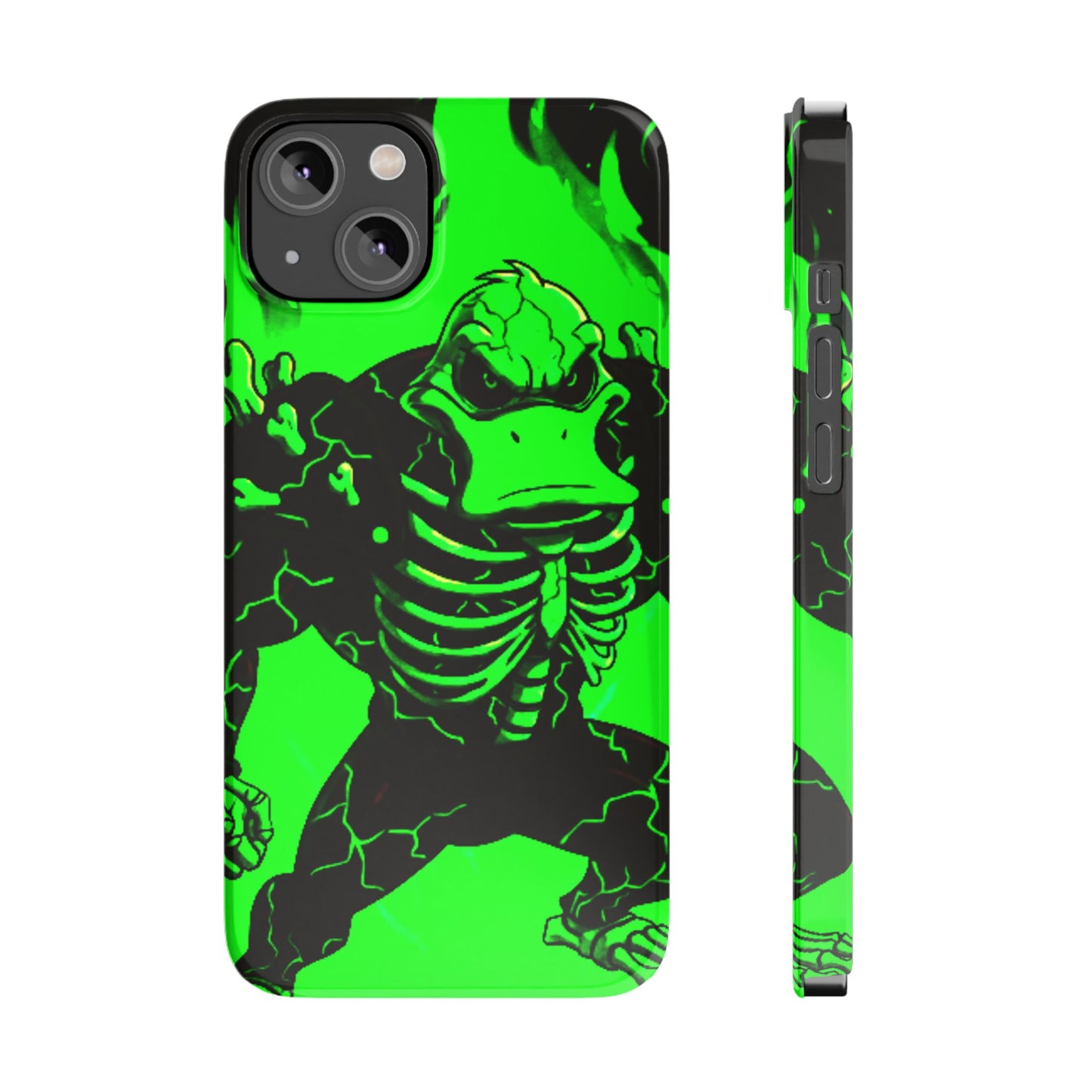 Halloween Agent Quacks Series Slim Phone Cases - Skeleton Quacks Design