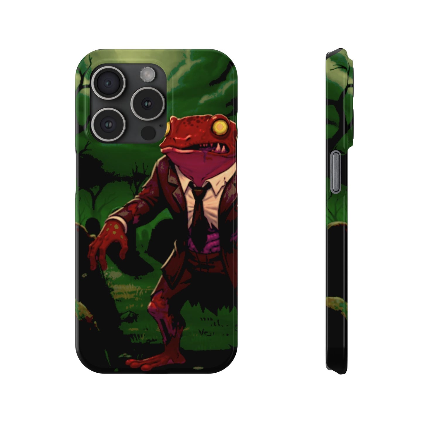 Halloween Agent Quacks Series Slim Phone Cases - Zombie Goro Design