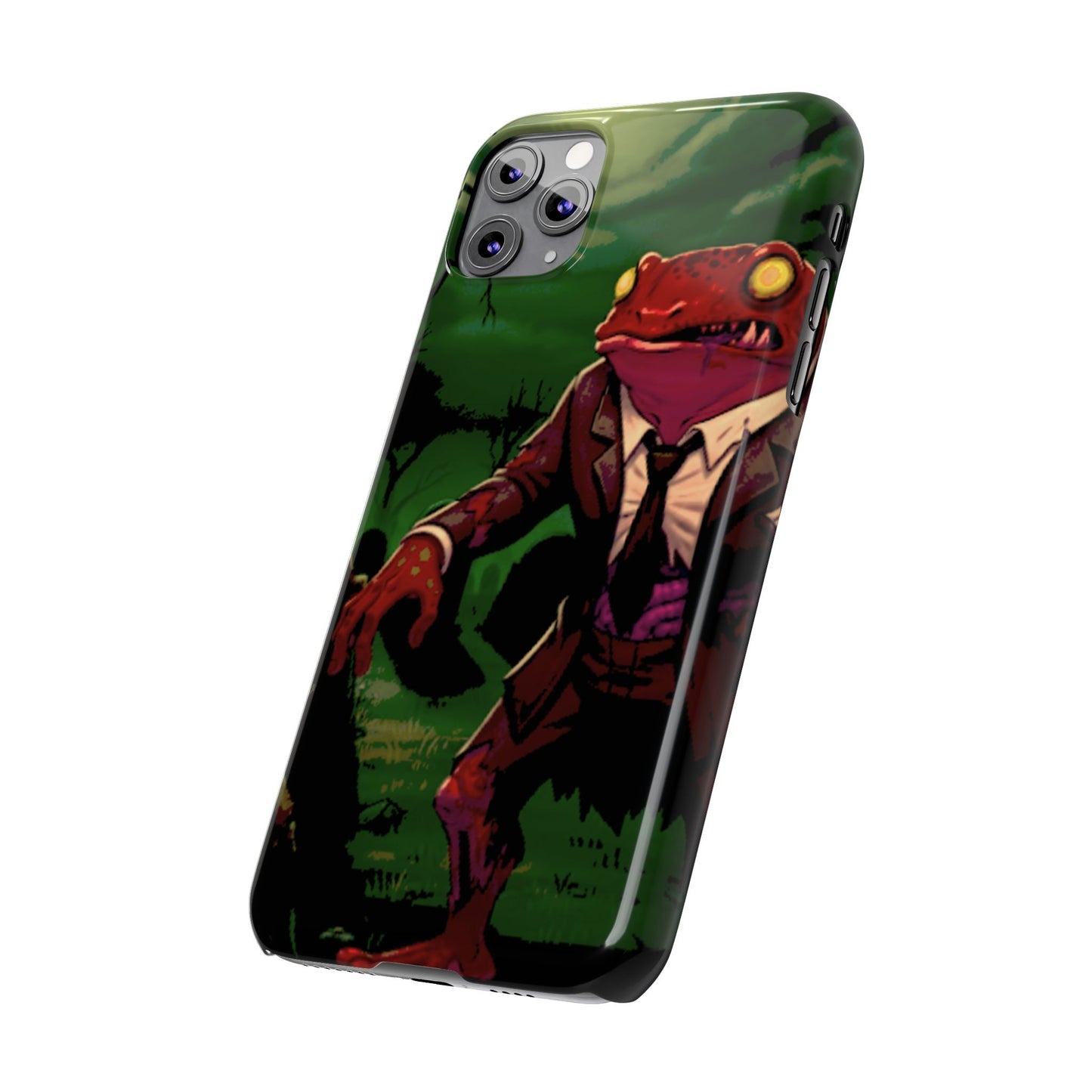Halloween Agent Quacks Series Slim Phone Cases - Zombie Goro Design