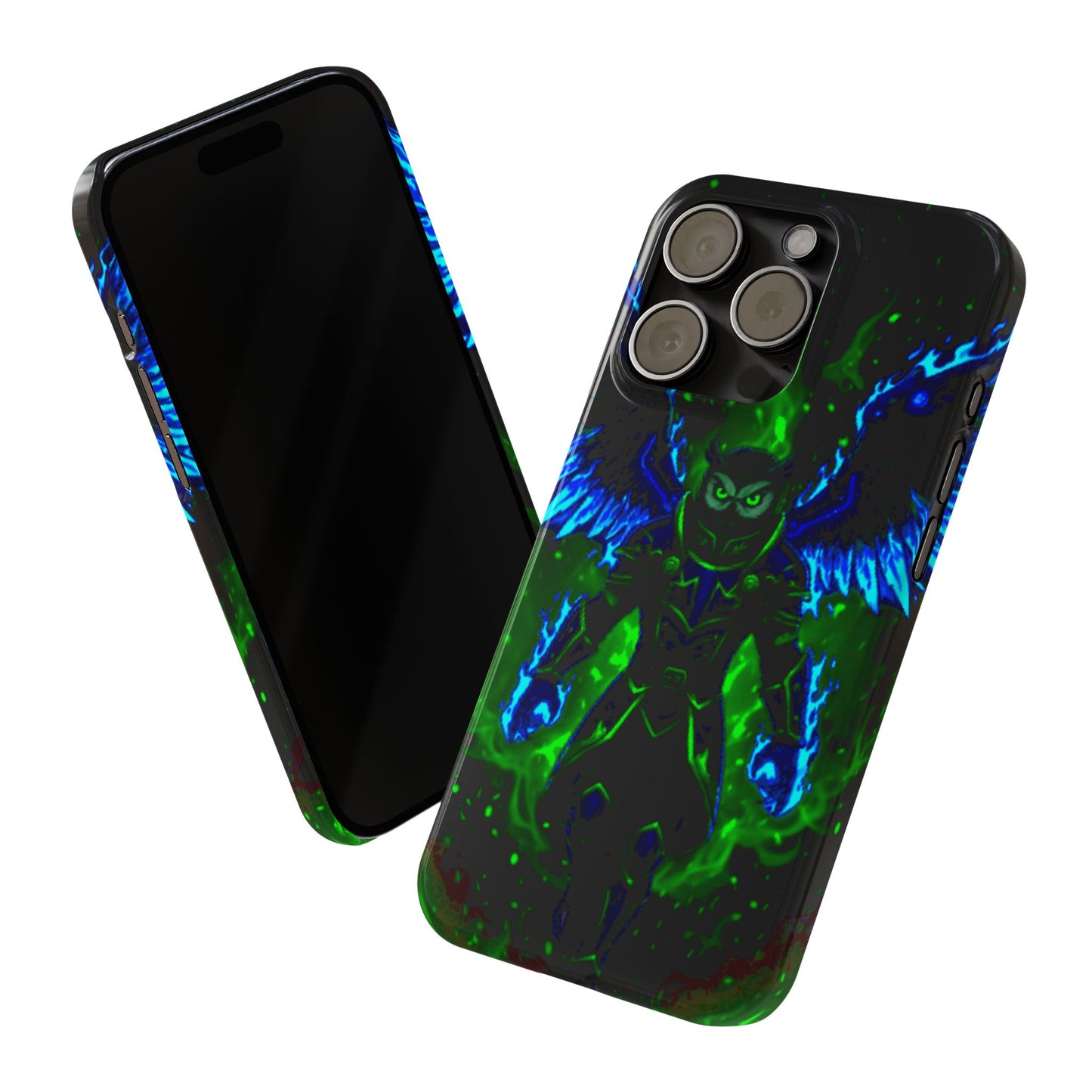 Halloween Agent Quacks Series Slim Phone Cases - Fiery General Onyx Design