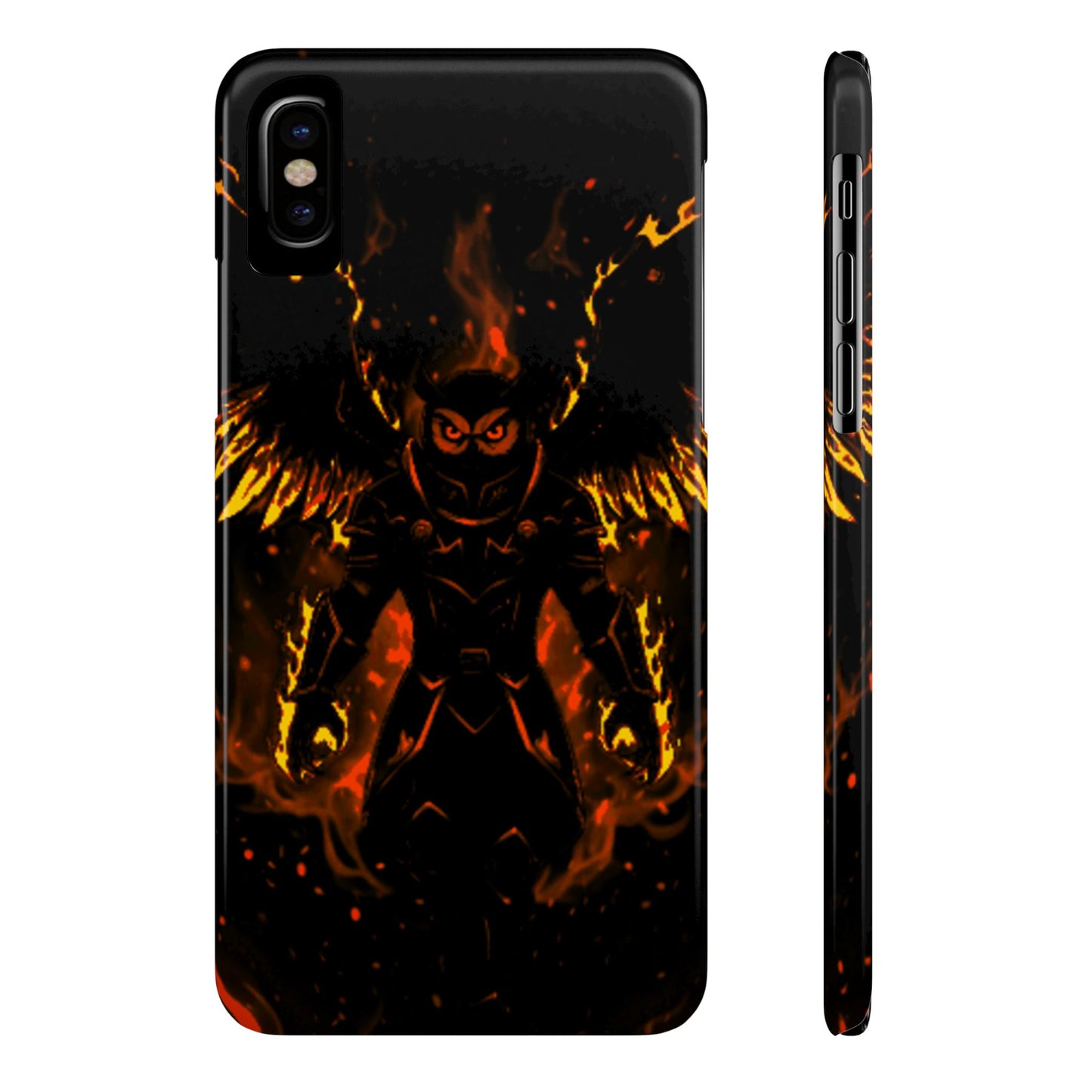Halloween Agent Quacks Series Slim Phone Cases - Fiery General Onyx Design