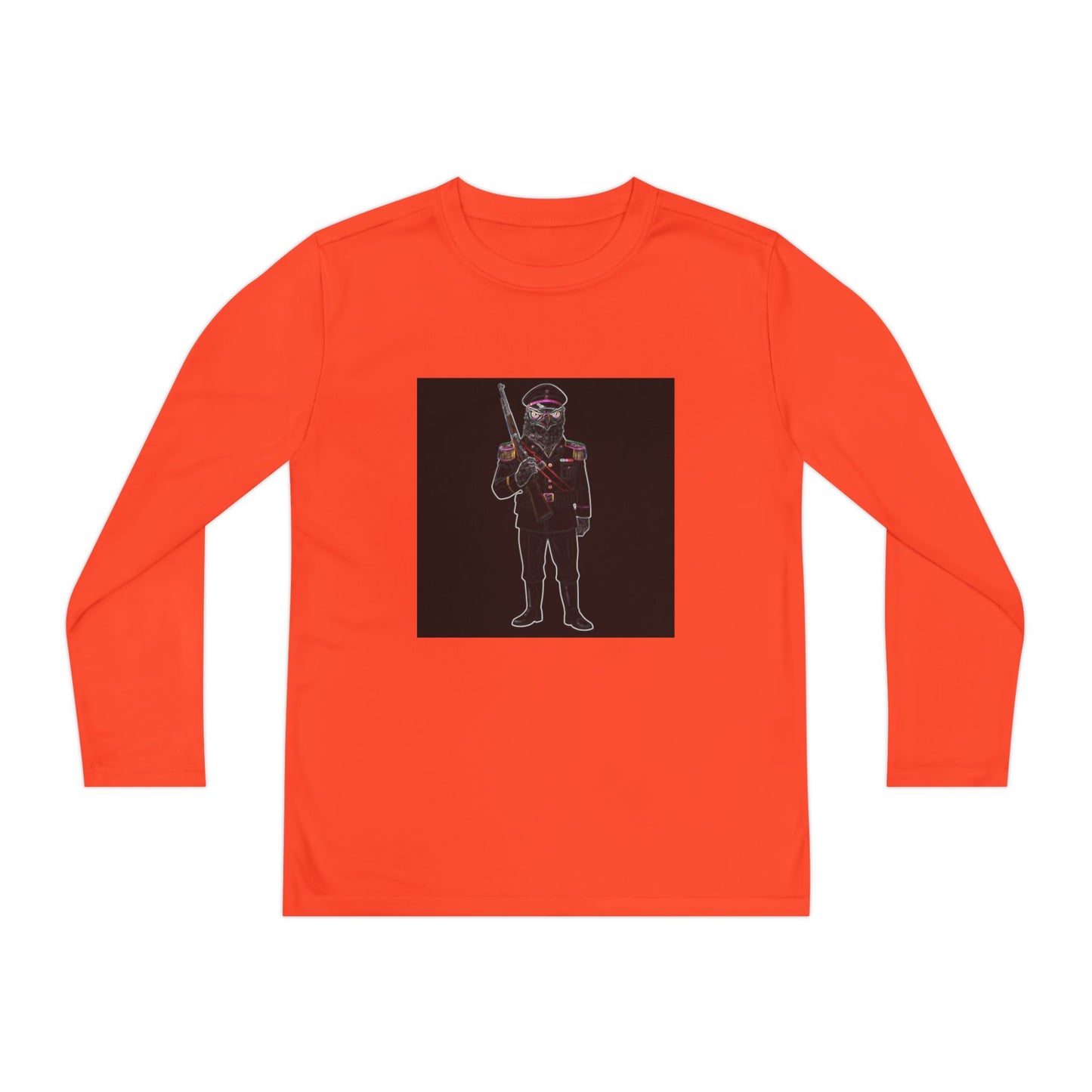 Agent Quacks Series Youth Long Sleeve Competitor Tee - General Talon Design