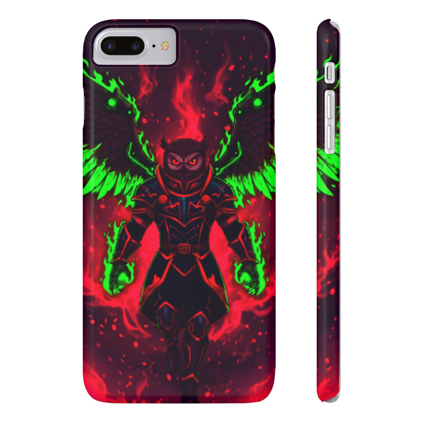 Halloween Agent Quacks Series Slim Phone Cases - Fiery General Onyx Design