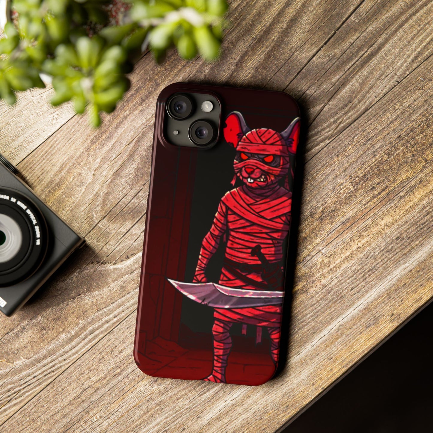 Halloween Agent Quacks Series Slim Phone Cases - Mummy Dr Murn Design