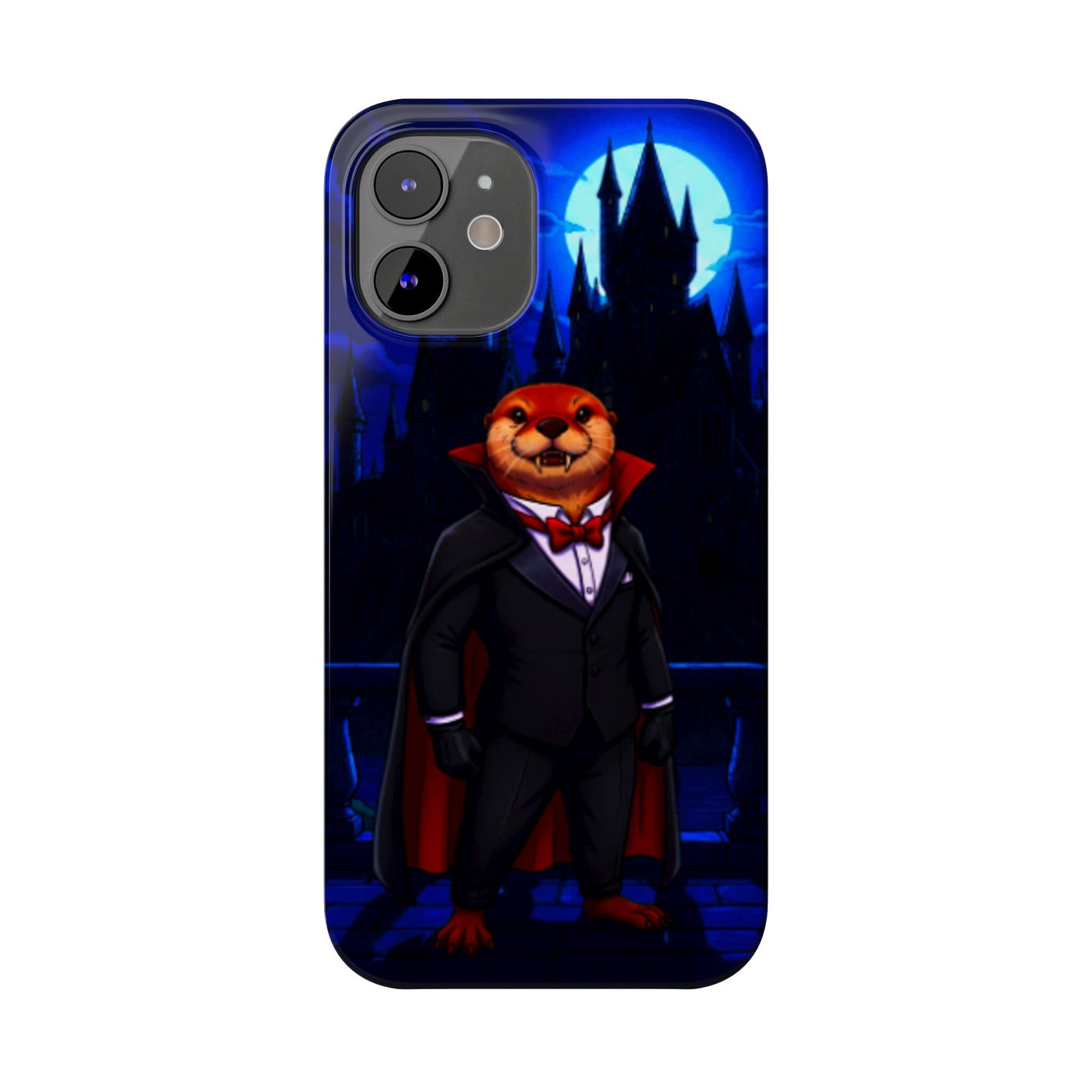 Halloween Agent Quacks Series Slim Phone Cases - Vampire Gearshift Design