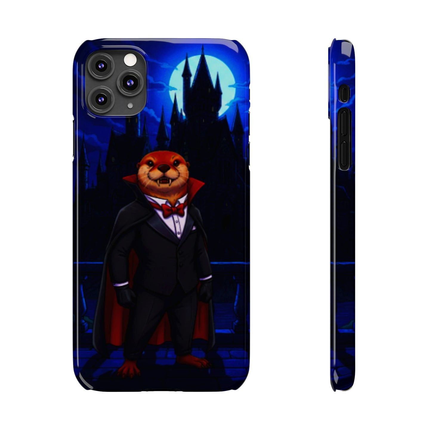 Halloween Agent Quacks Series Slim Phone Cases - Vampire Gearshift Design