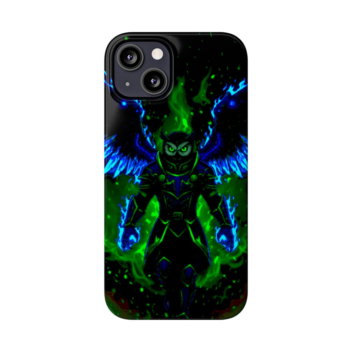 Halloween Agent Quacks Series Slim Phone Cases - Fiery General Onyx Design