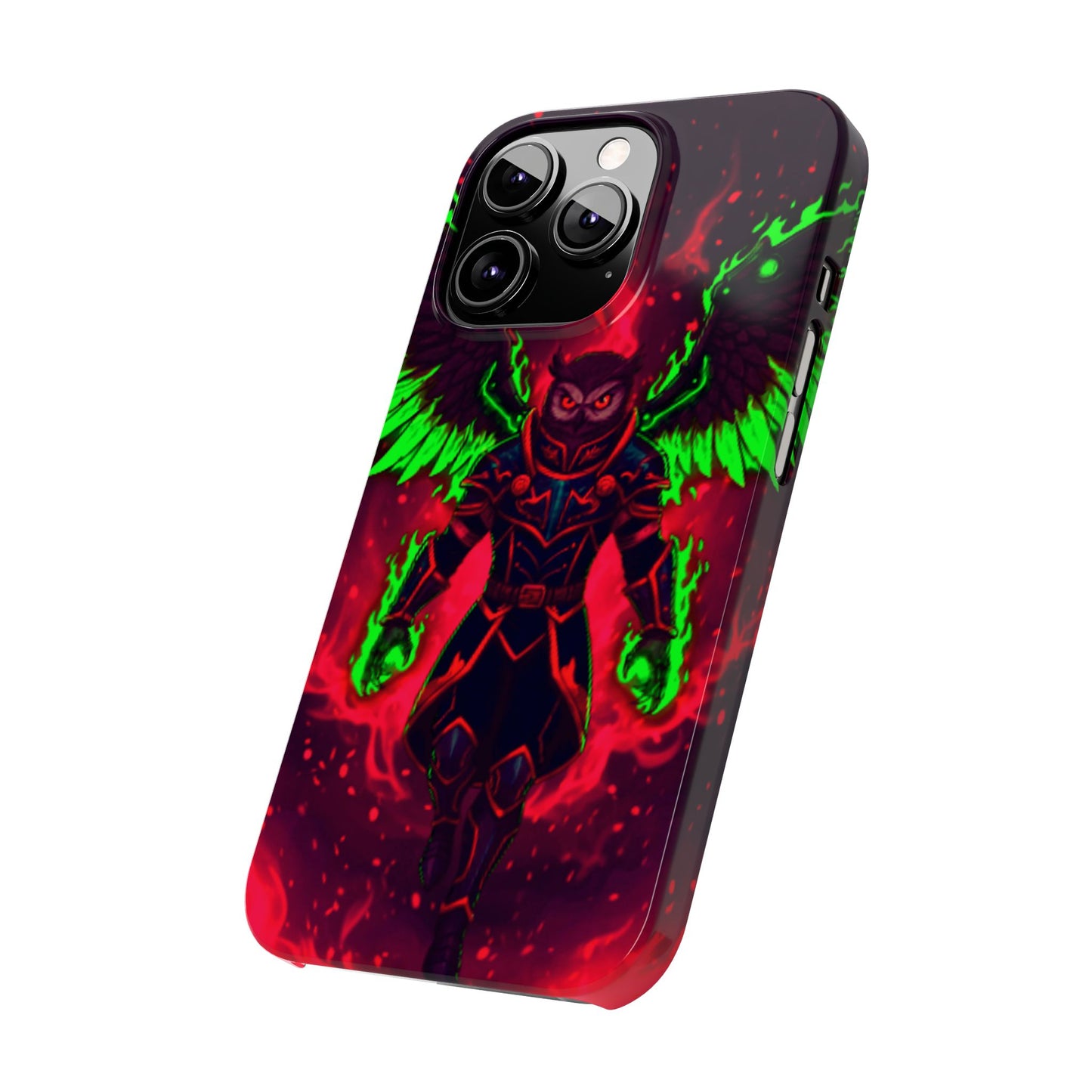 Halloween Agent Quacks Series Slim Phone Cases - Fiery General Onyx Design