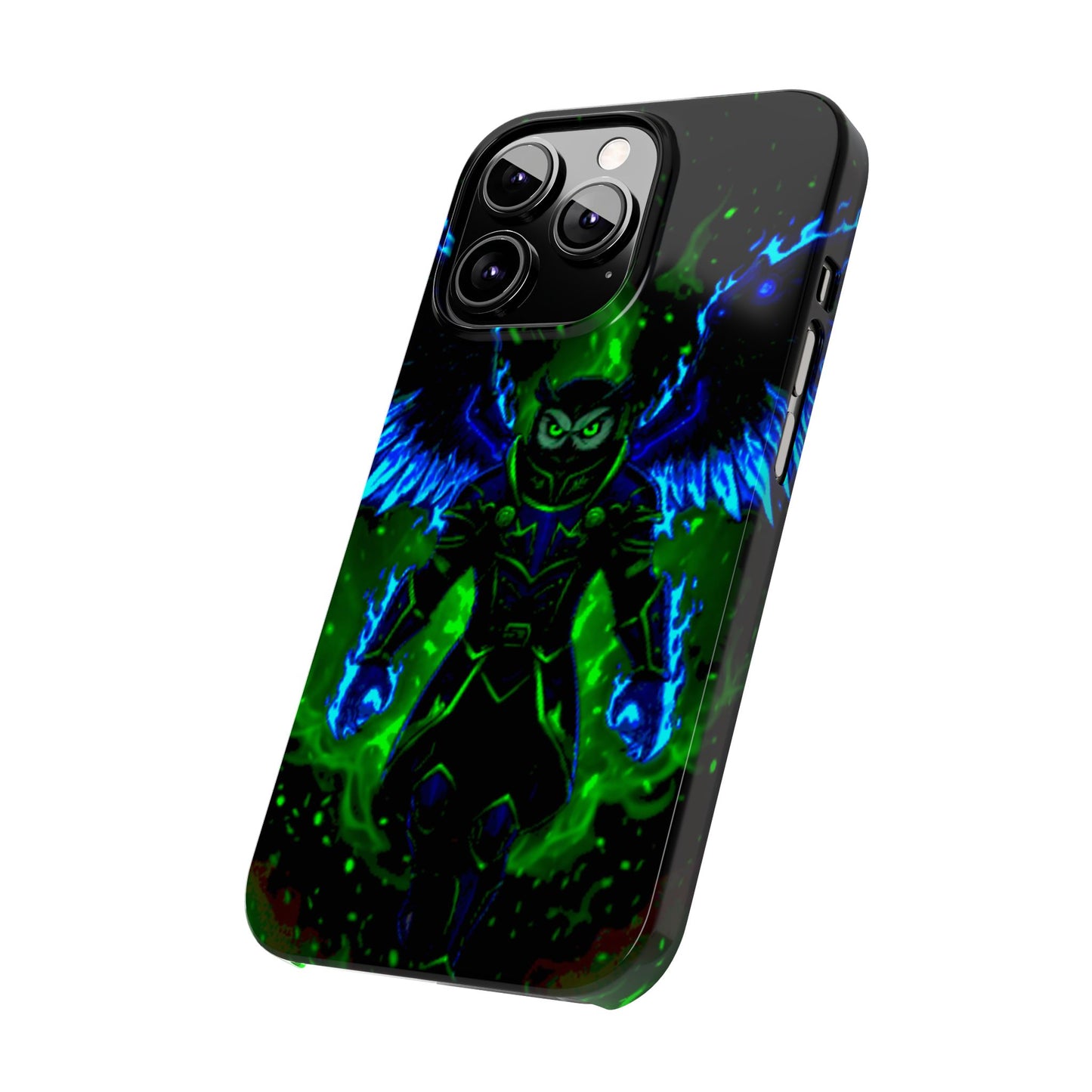 Halloween Agent Quacks Series Slim Phone Cases - Fiery General Onyx Design